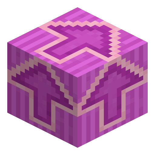 Magenta glasierte Keramik