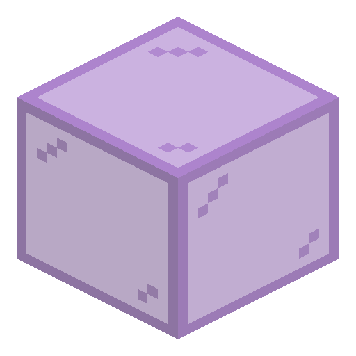 Violettes Glas