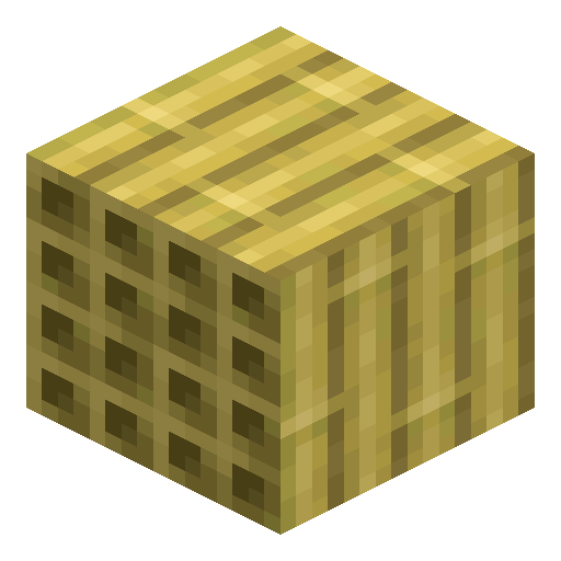 Geschälter Bambusblock