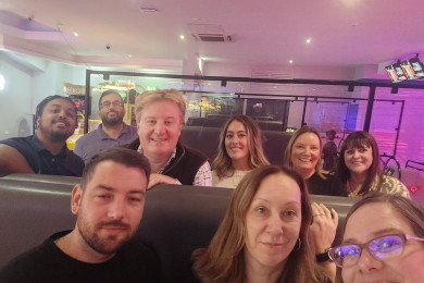 Barnsdales Staff Strike it Lucky at Bowling Night
