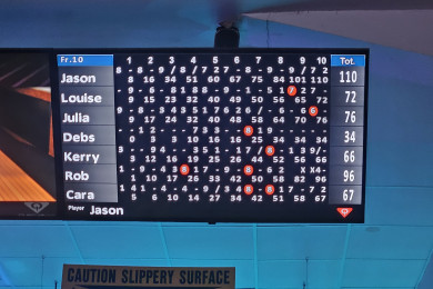 Barnsdales Team Bowling Night — And Jason Wins Again 🎳🏆