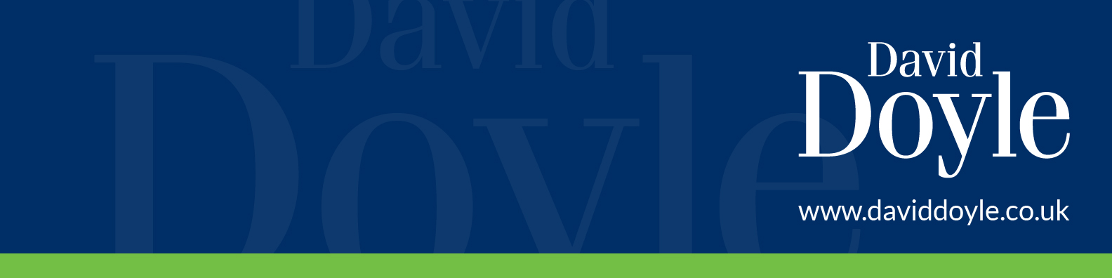 Full width project banner image