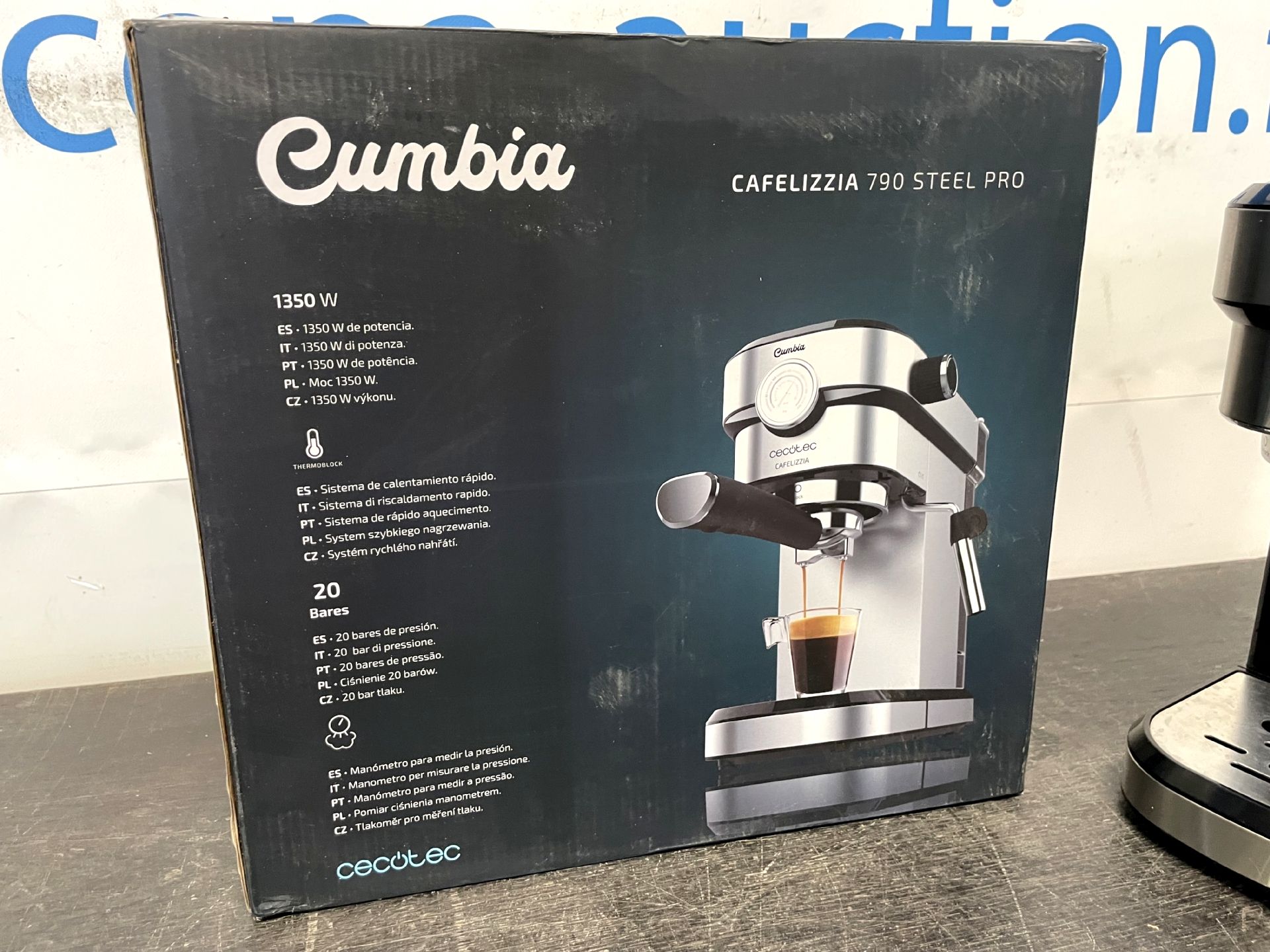 CECOTEC CUMBIA CAFELIZZIA 790 Steel Pro Expresso Machine Silver/Black  £79.99 - PicClick UK