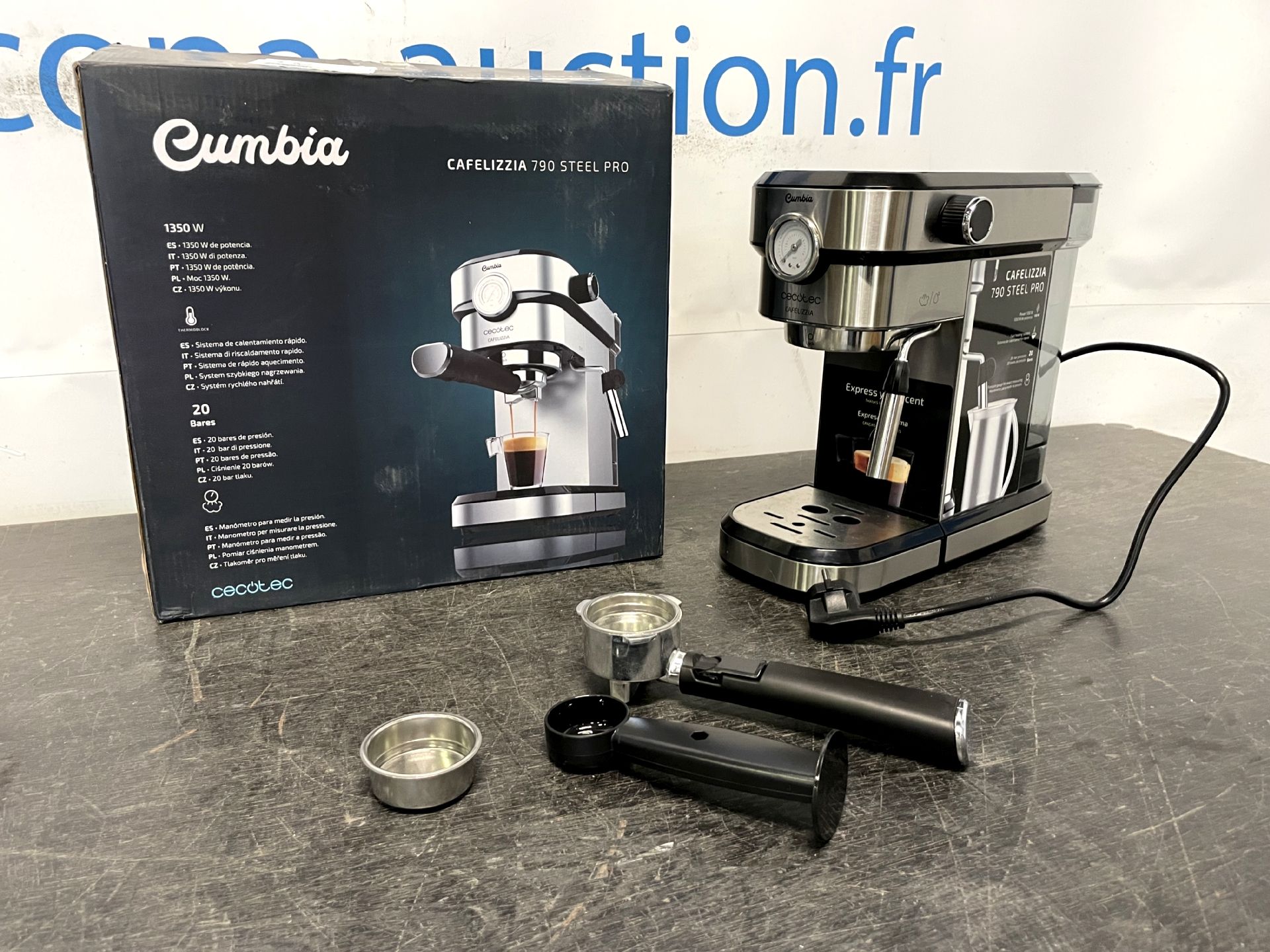 CECOTEC - MACHINE A CAFE EXPRESSO CAFELIZZIA 790 STEEL | Alcopa Auction