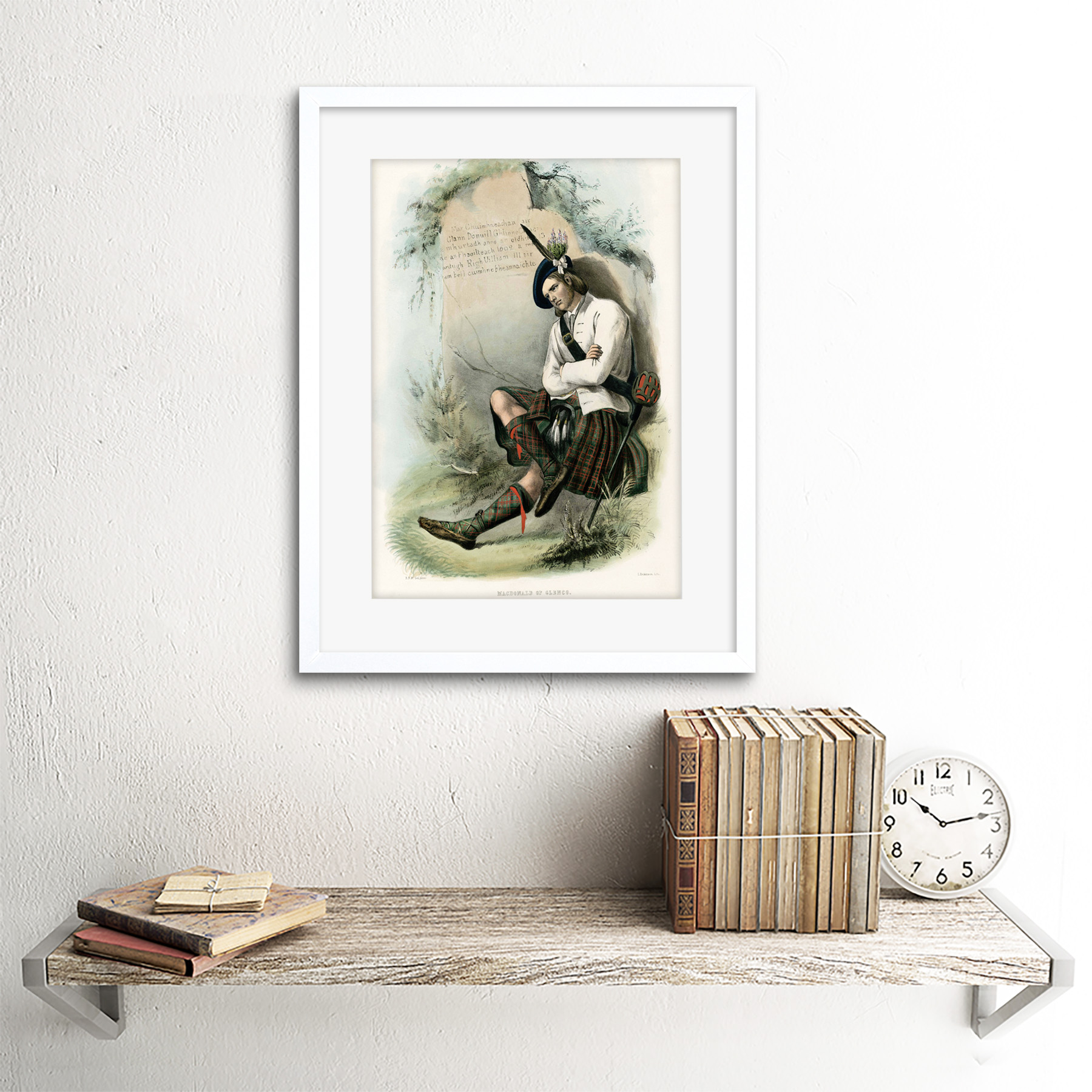 Portrait Highland Clan Scotland Maclachlan Giant Wall Art Poster Print