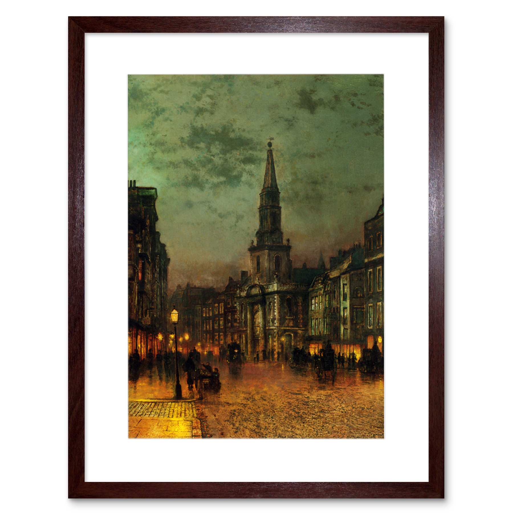 John Atkinson Grimshaw Blackman Street London 1885 Framed Wall Art Print - Picture 6 of 19