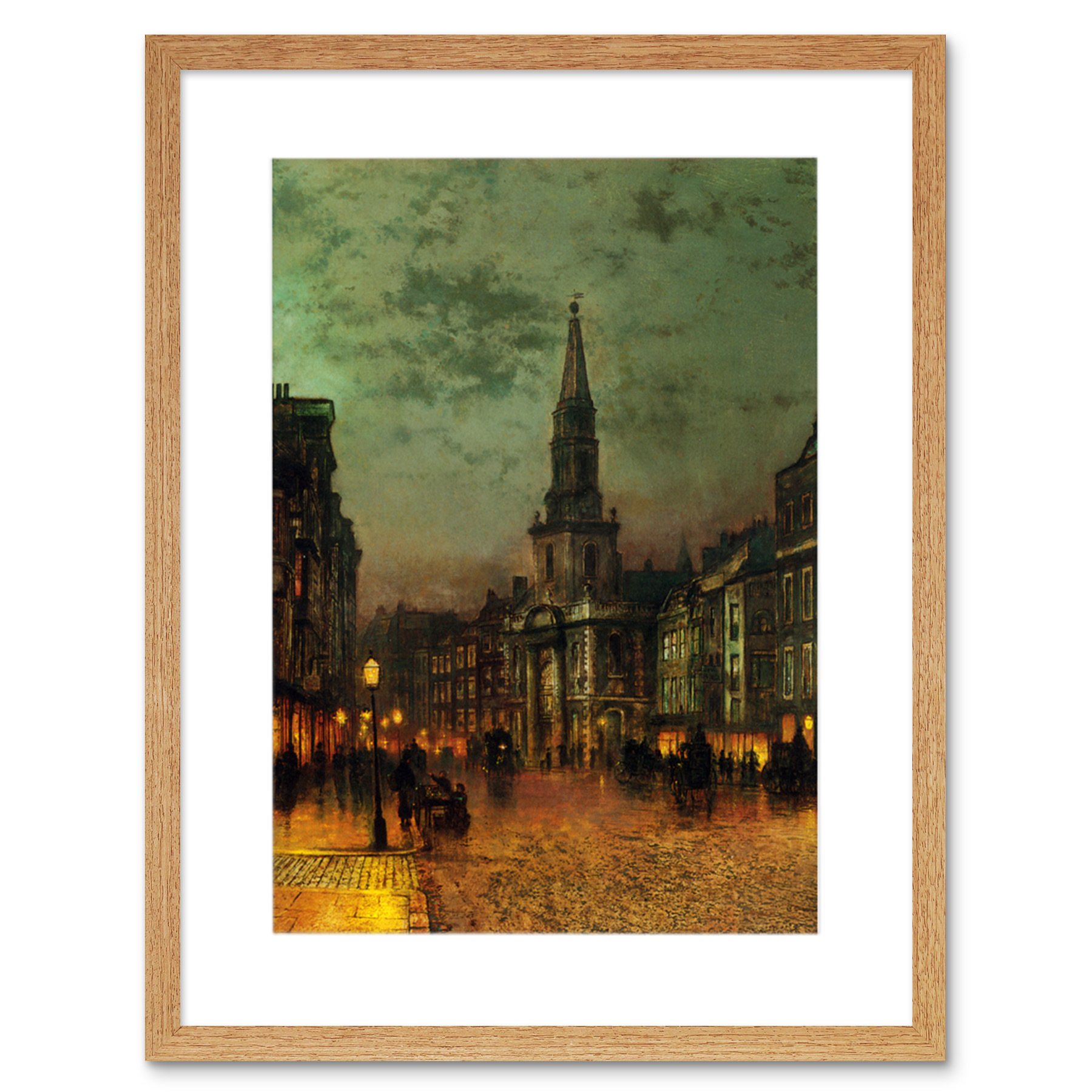 John Atkinson Grimshaw Blackman Street London 1885 Framed Wall Art Print - Picture 10 of 19