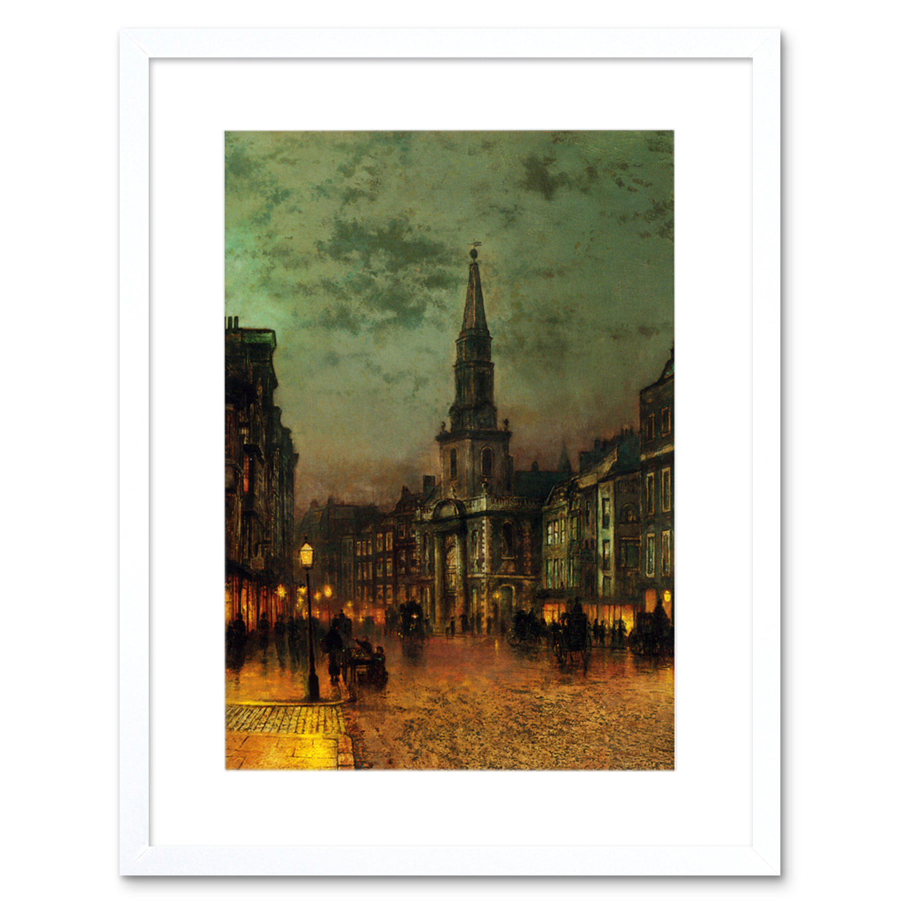 John Atkinson Grimshaw Blackman Street London 1885 Framed Wall Art Print - Picture 16 of 19
