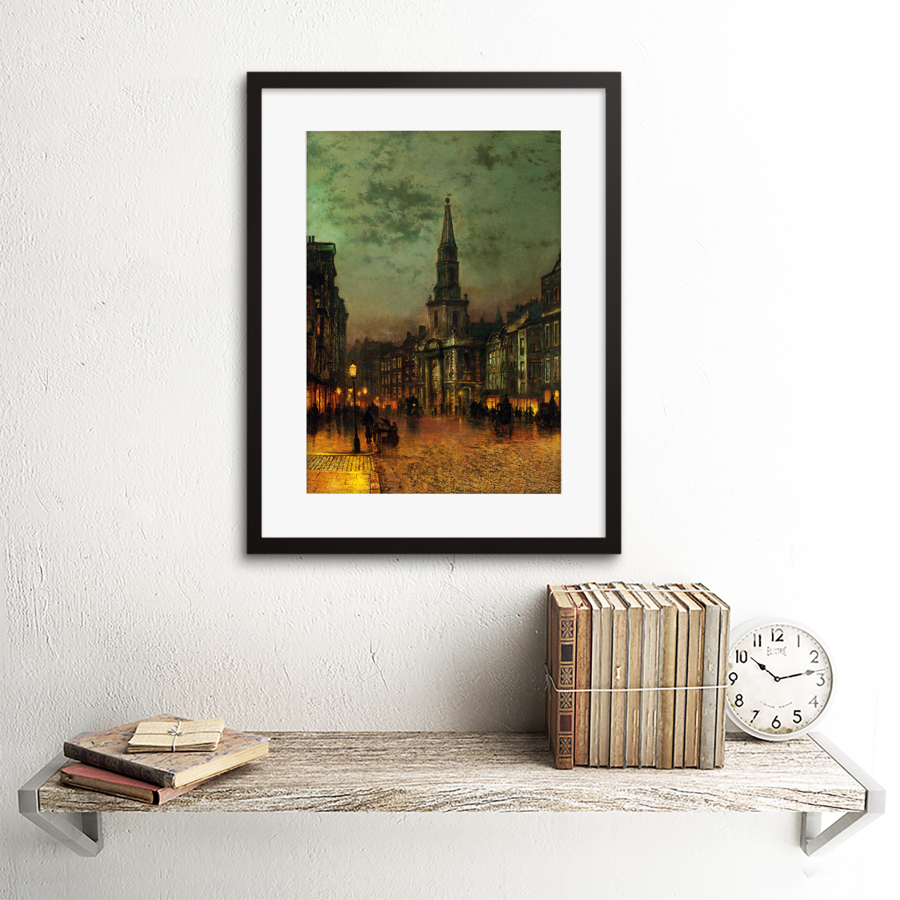 John Atkinson Grimshaw Blackman Street London 1885 Framed Wall Art Print - Picture 3 of 19