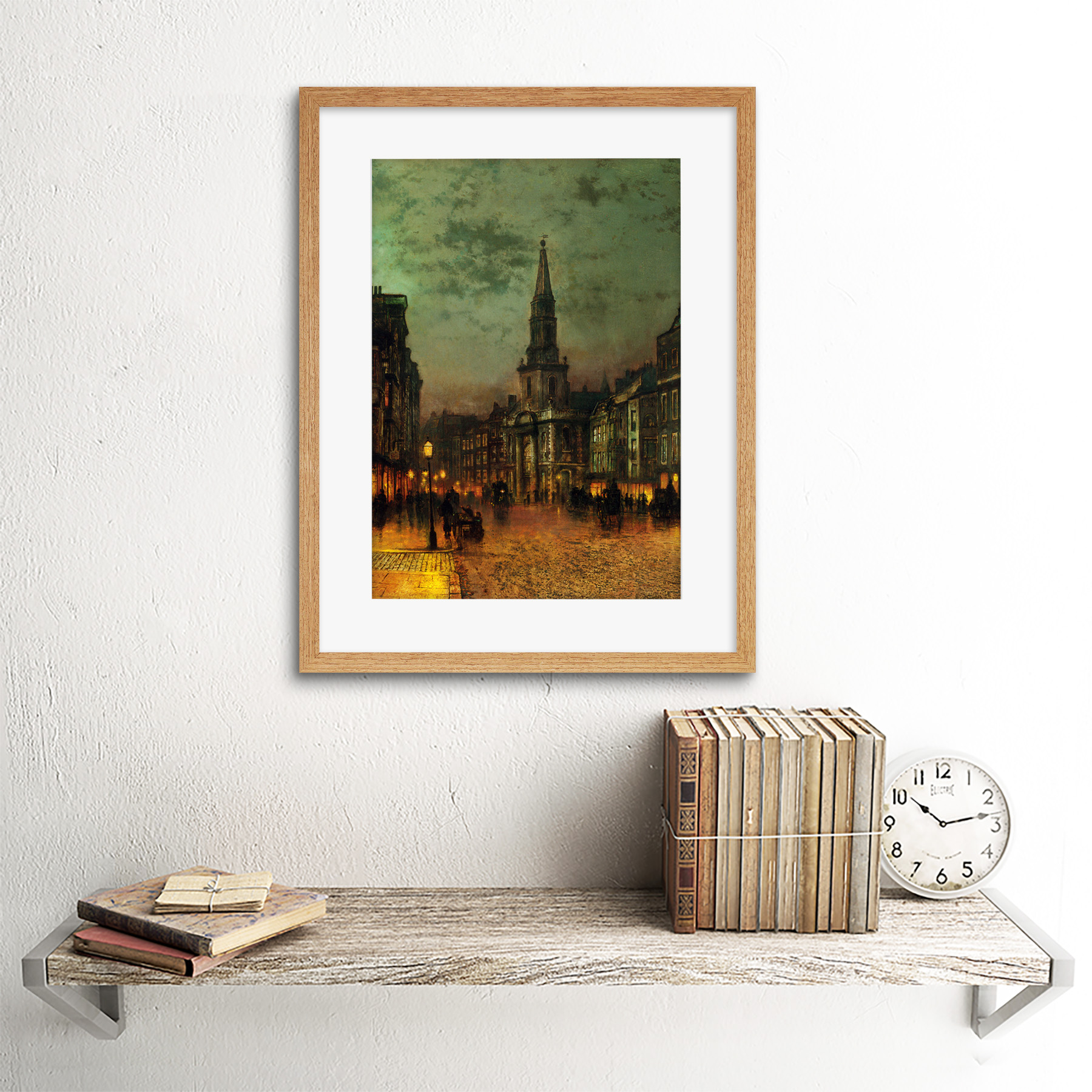 John Atkinson Grimshaw Blackman Street London 1885 Framed Wall Art Print - Picture 11 of 19