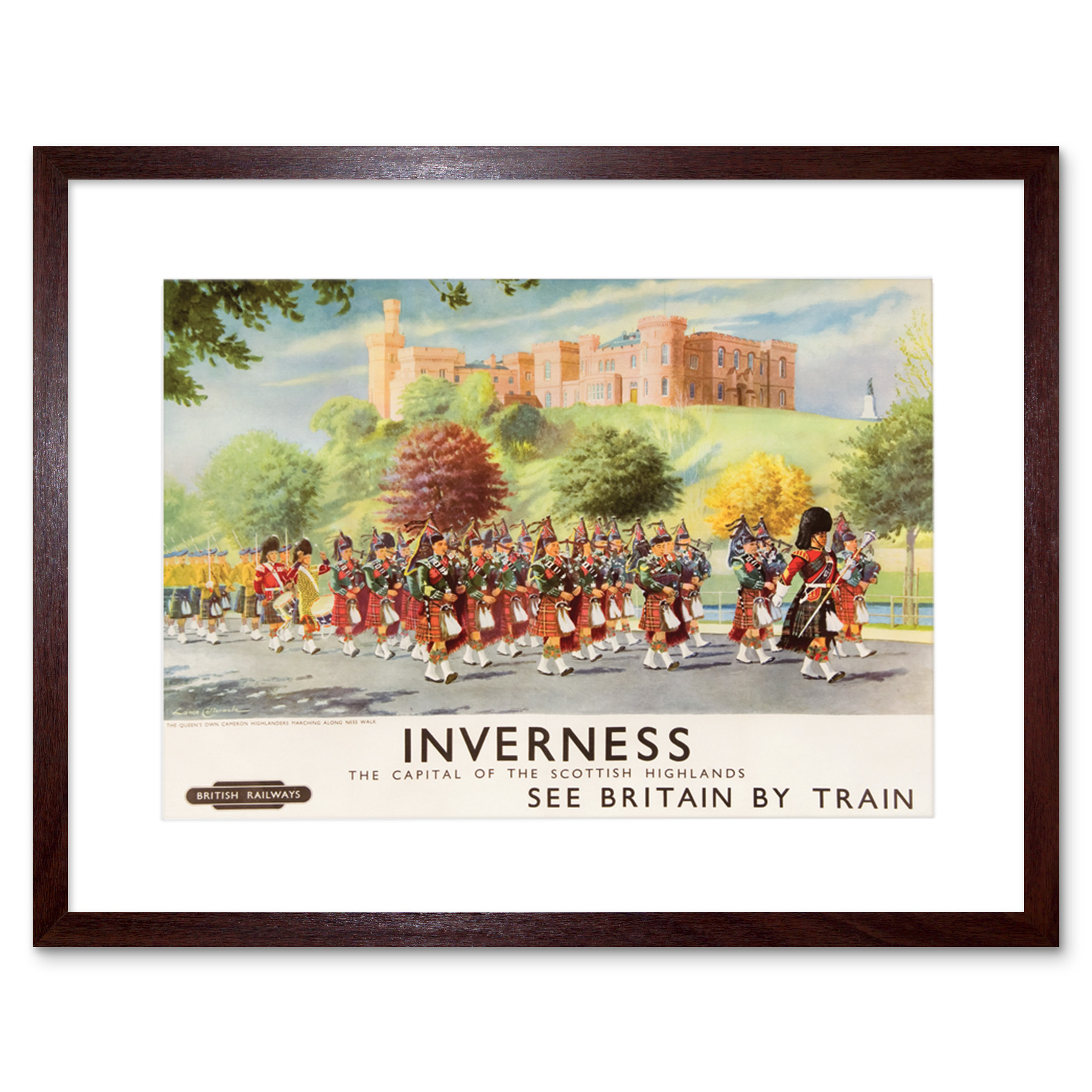 Wee Blue Coo Reisen Inverness Geburtstagskarte – 12,5x17,5 Cm, 280 G/m² Karton, Persönlich Beschriftbar