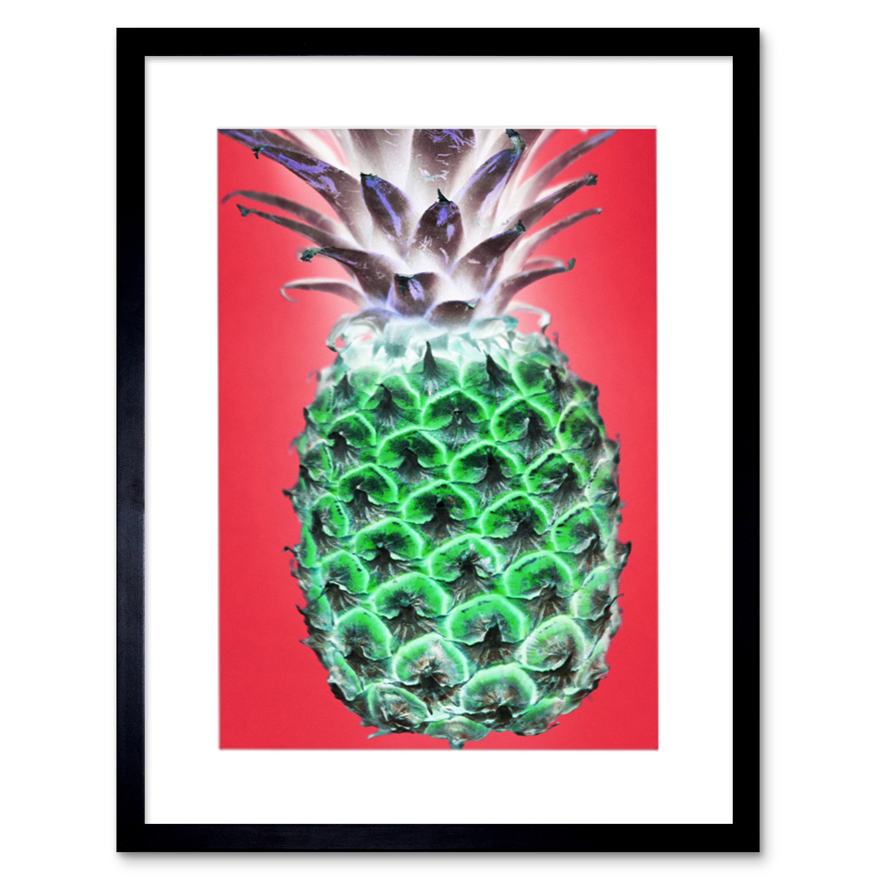 pop art pineapple art print framed poster wall decor 12x16 inch ebay pop art pineapple art