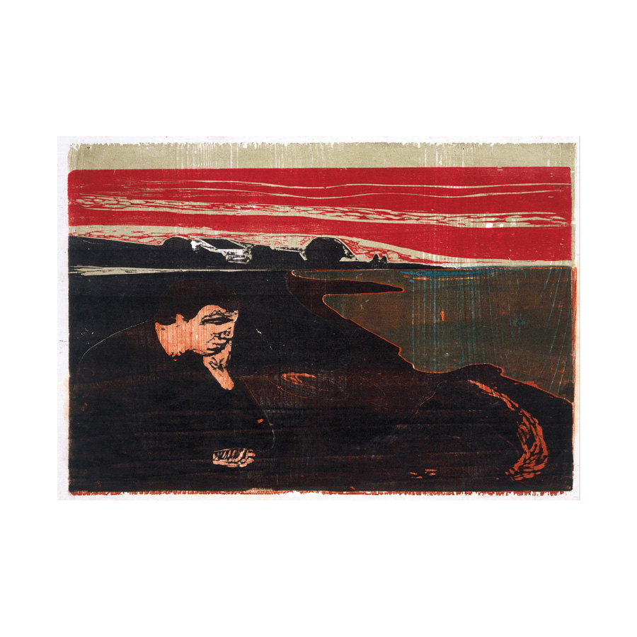 Painting Edvard Munch Evening Framed Art Print Poster 12x16 Inch - Picture 17 of 25