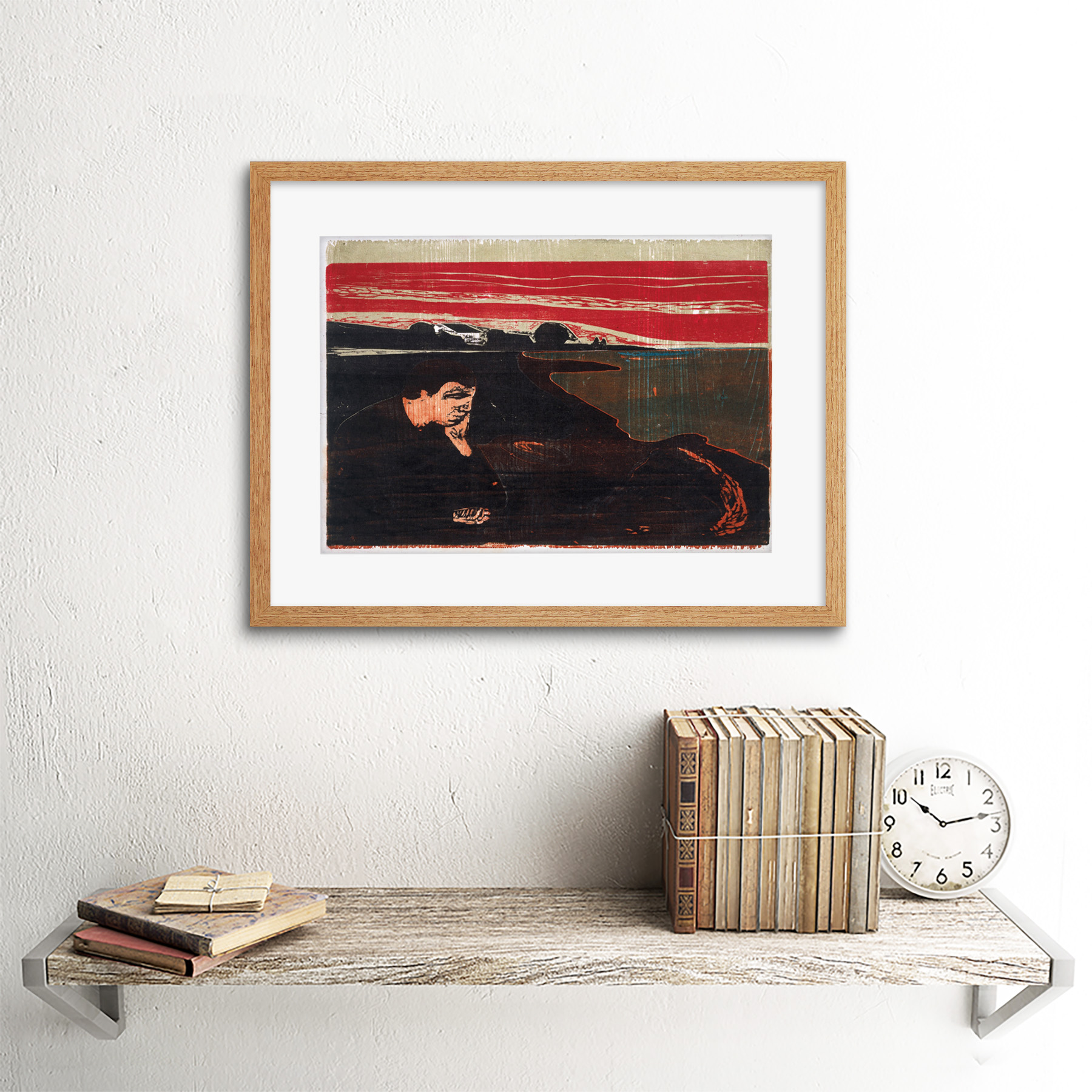 Painting Edvard Munch Evening Framed Art Print Poster 12x16 Inch - Picture 13 of 25