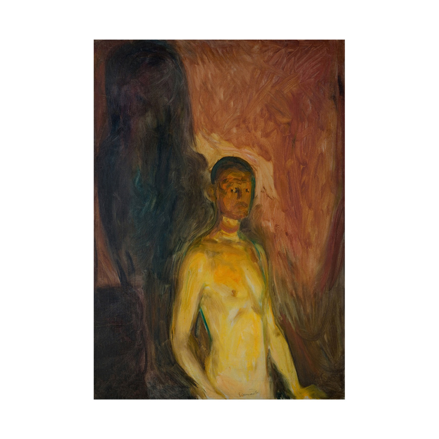 Painting Edvard Munch Self Portrait In Hell Framed Art Print Poster 12x16 Inch - Picture 17 of 25