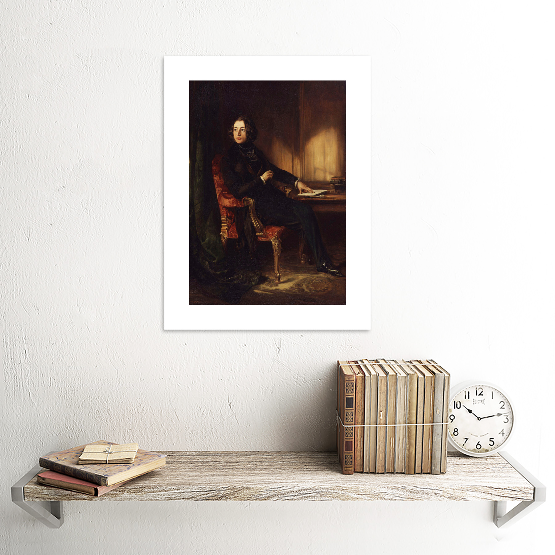 PAINTING MACLISE AUTHOR CHARLES DICKENS 12x16 /" POSTER ART PRINT HP3354