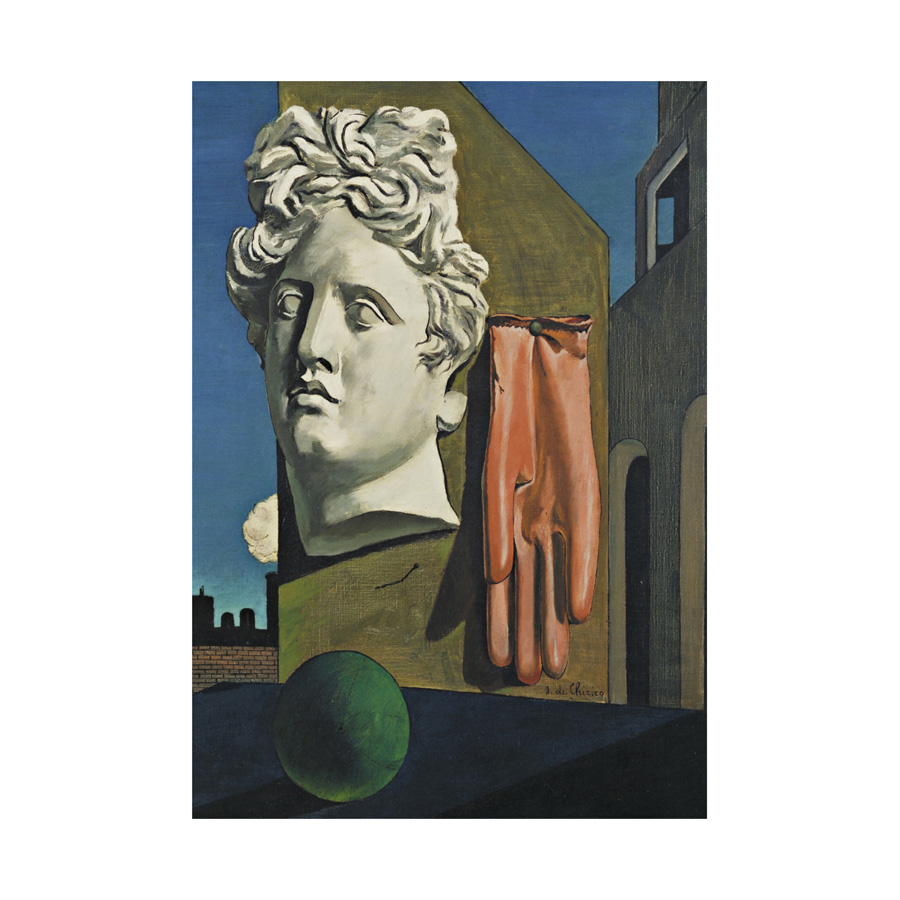 De Chirico Liebeslied gerahmter Kunstdruck 12 x 16 Zoll - Bild 17 von 25