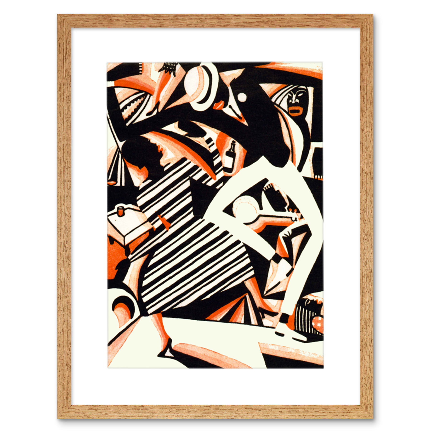 Afroamerikanischer Jazz zweifarbig Reiss Tanzmusik gerahmter Kunstdruck 12 x 16 Zoll - Bild 12 von 25