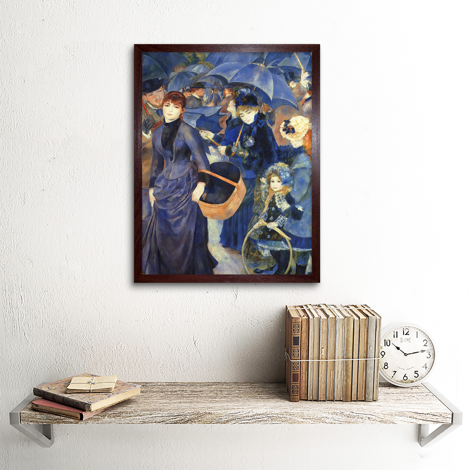 Pierre Auguste Renoir Umbrellas Old Master Painting 12X16