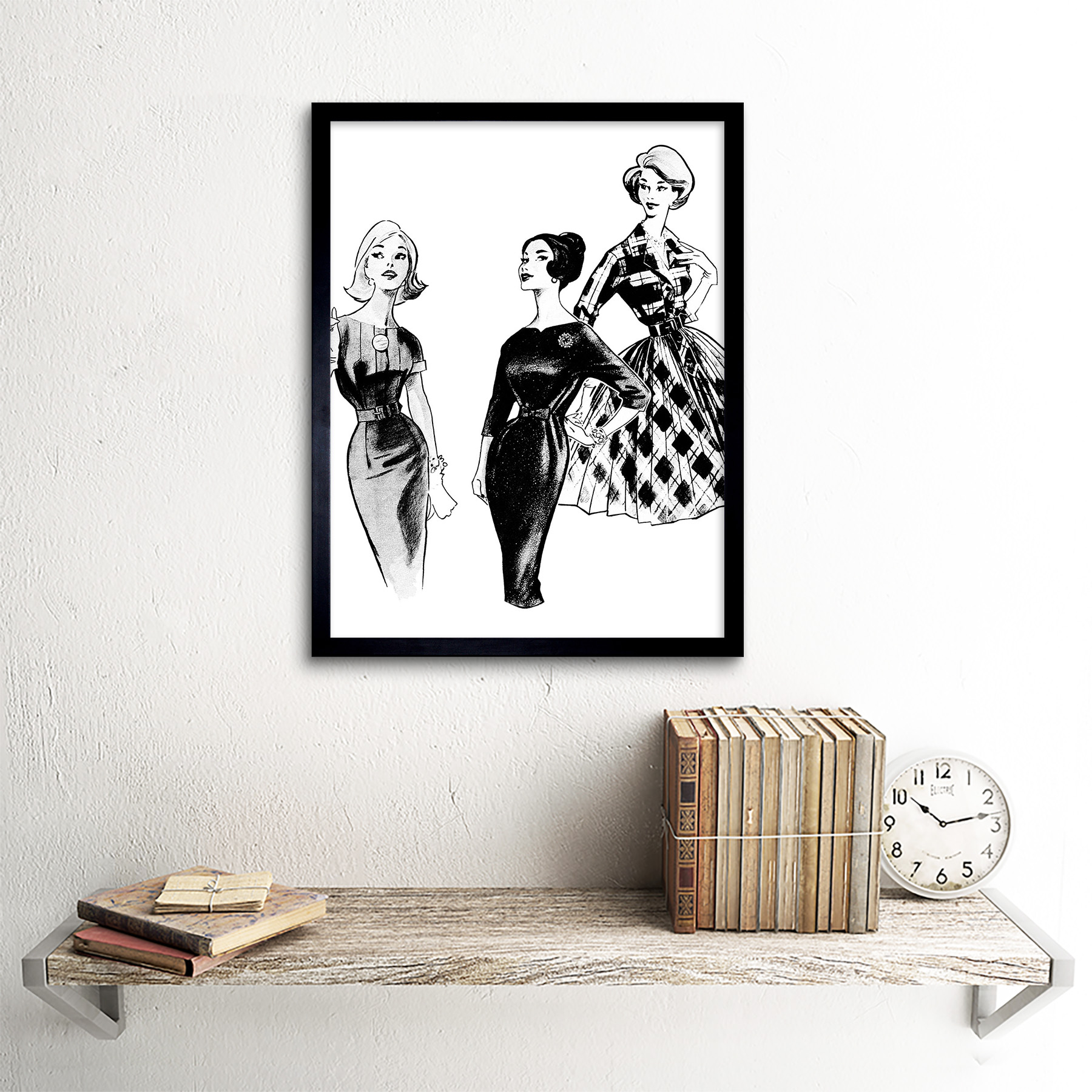 VINTAGE ADVERT CLOTHING FASHION STYLE CATALOGUE FINE ART PRINT POSTER CC4679