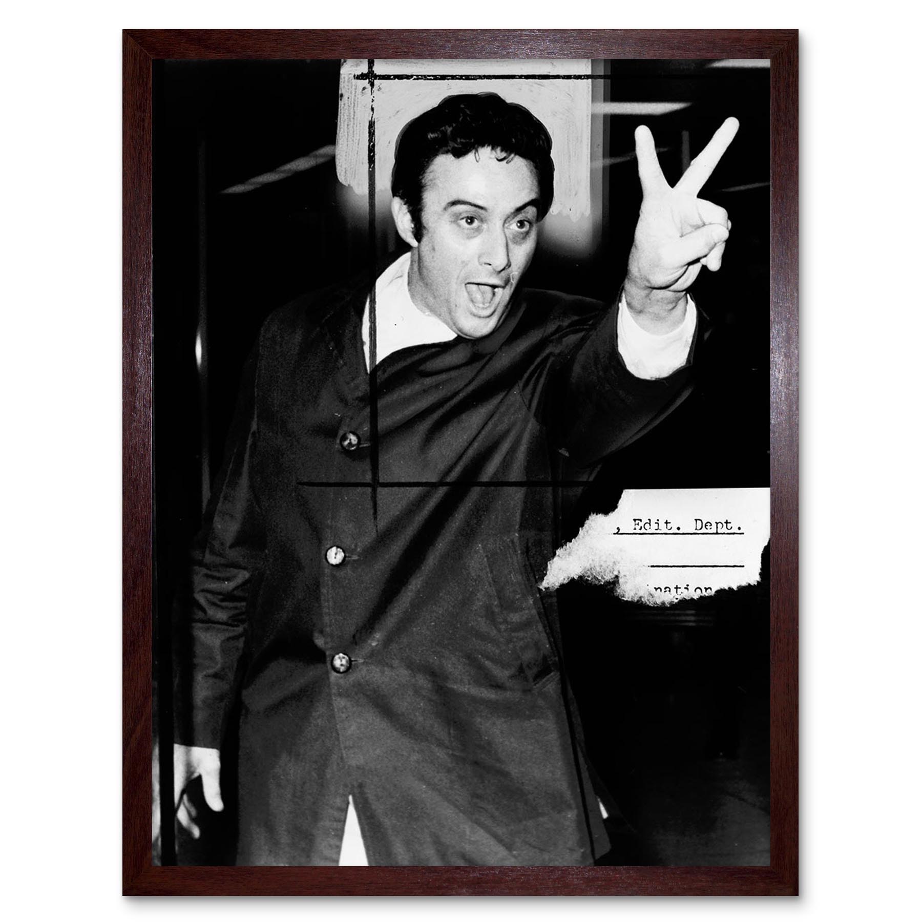 Vintage Lenny Bruce Photograph Reproduction Metal Sign FREE SHIPPING Vintage Lenny Bruce Photograph Reproduction Metal Sign FREE SHIPPING