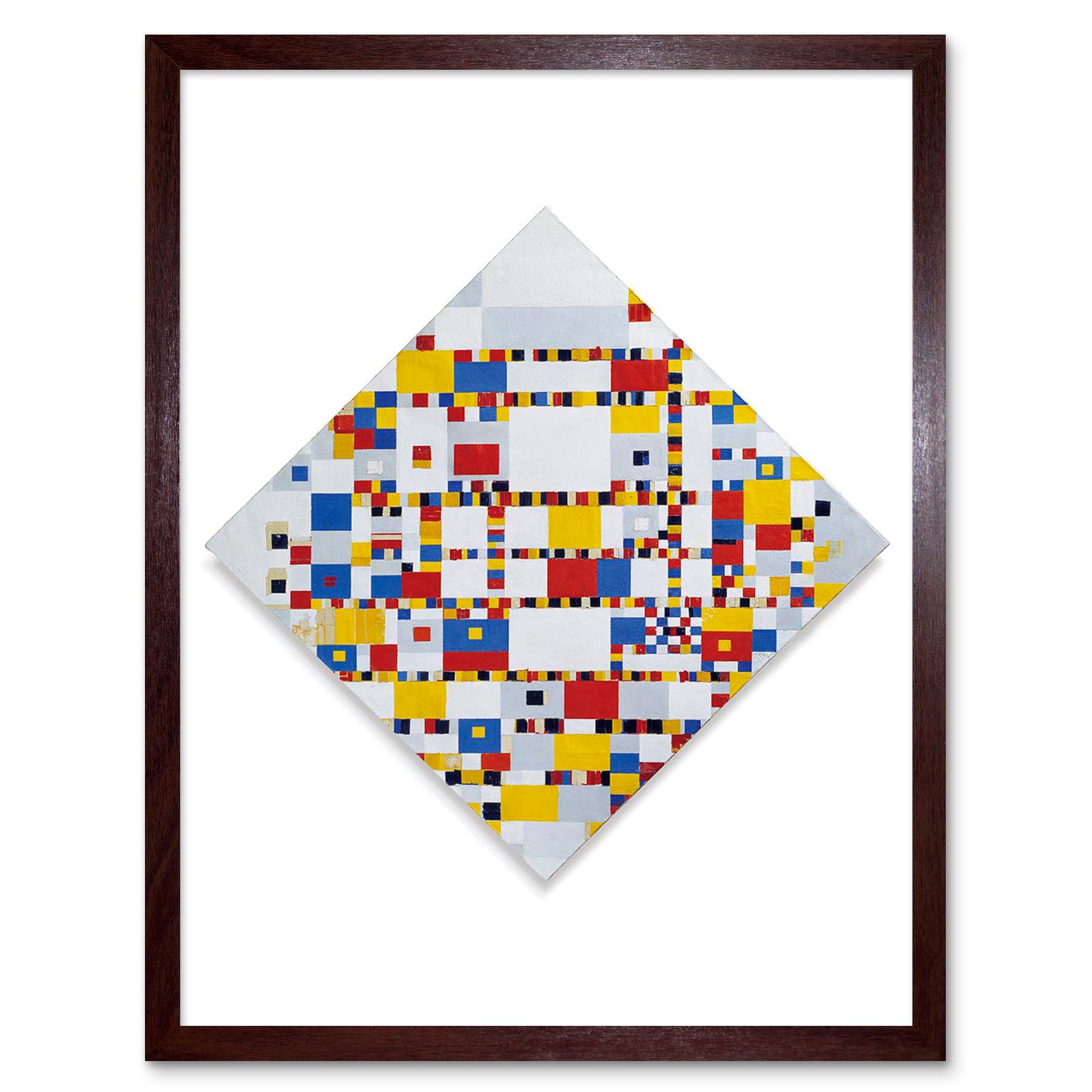 Painting Piet Mondrian Victory Boogie Woogie 12X16 Inch Framed Art Print - Picture 7 of 24