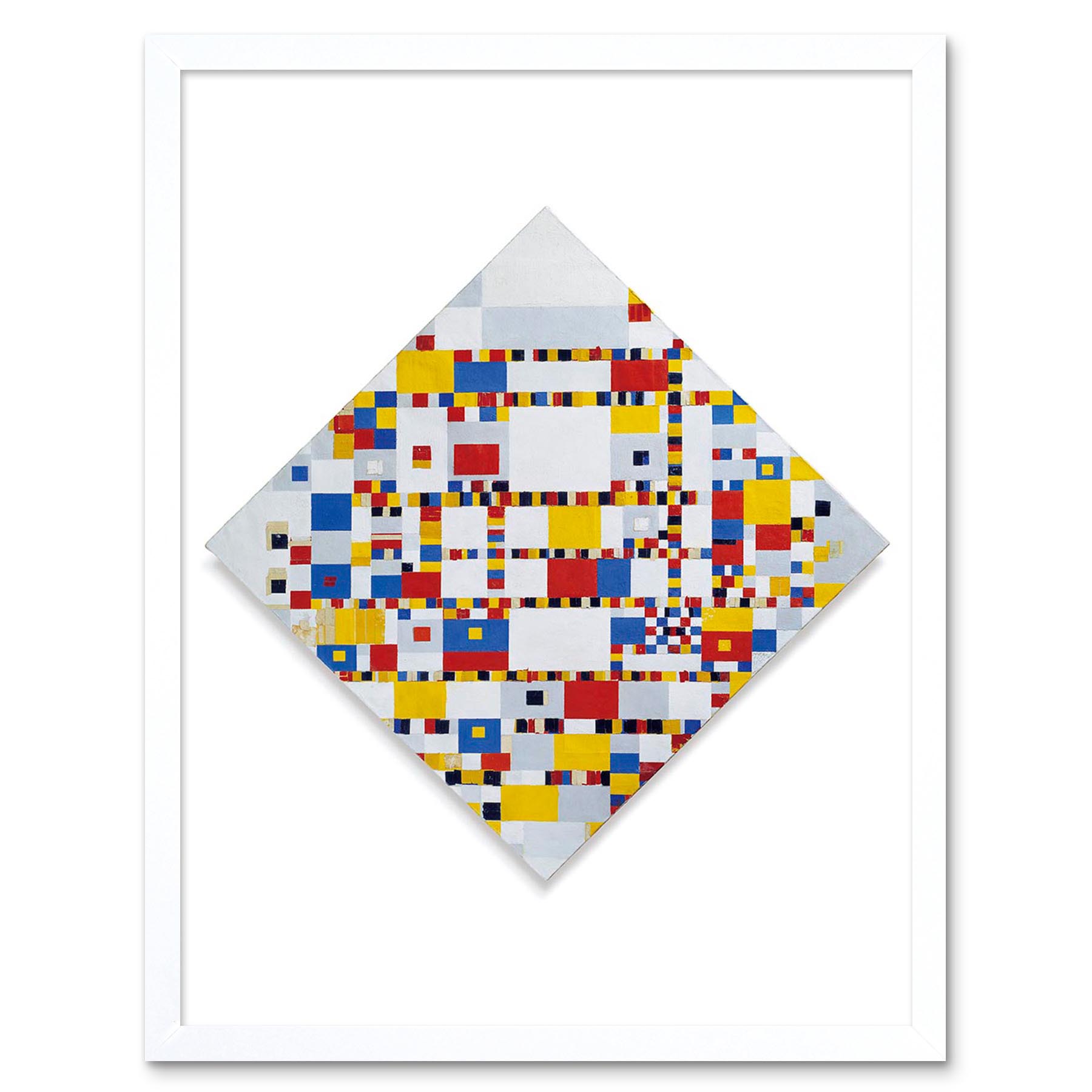 Painting Piet Mondrian Victory Boogie Woogie 12X16 Inch Framed Art Print - Picture 17 of 24
