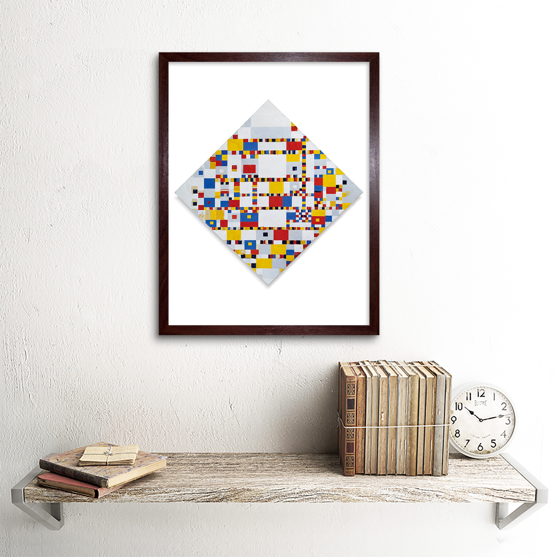 Painting Piet Mondrian Victory Boogie Woogie 12X16 Inch Framed Art Print - Picture 8 of 24