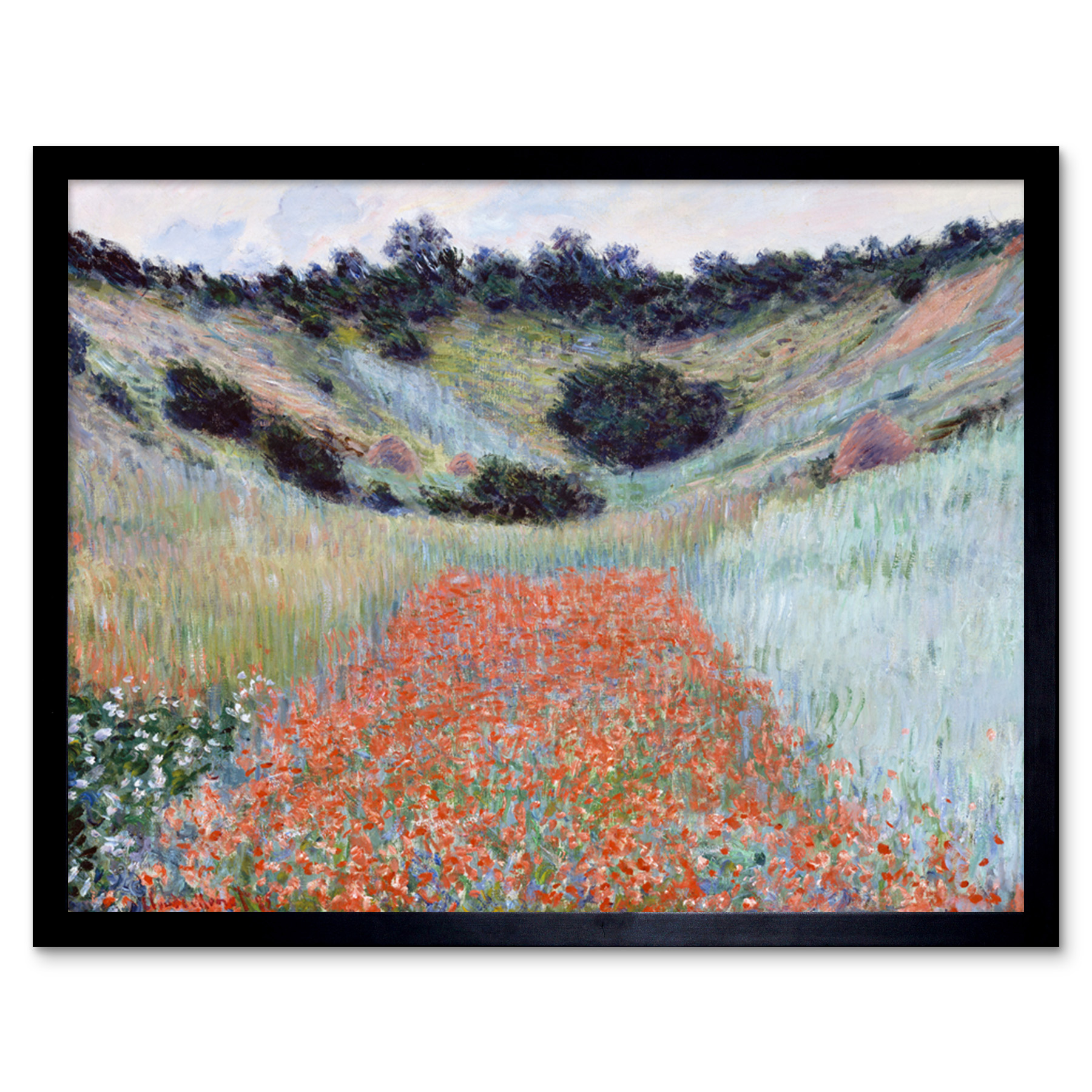 クロード・モネPoppy Field in a Hollow near Give Poppy Field in a Hollow near Giverny, 1885 by Claude Monet