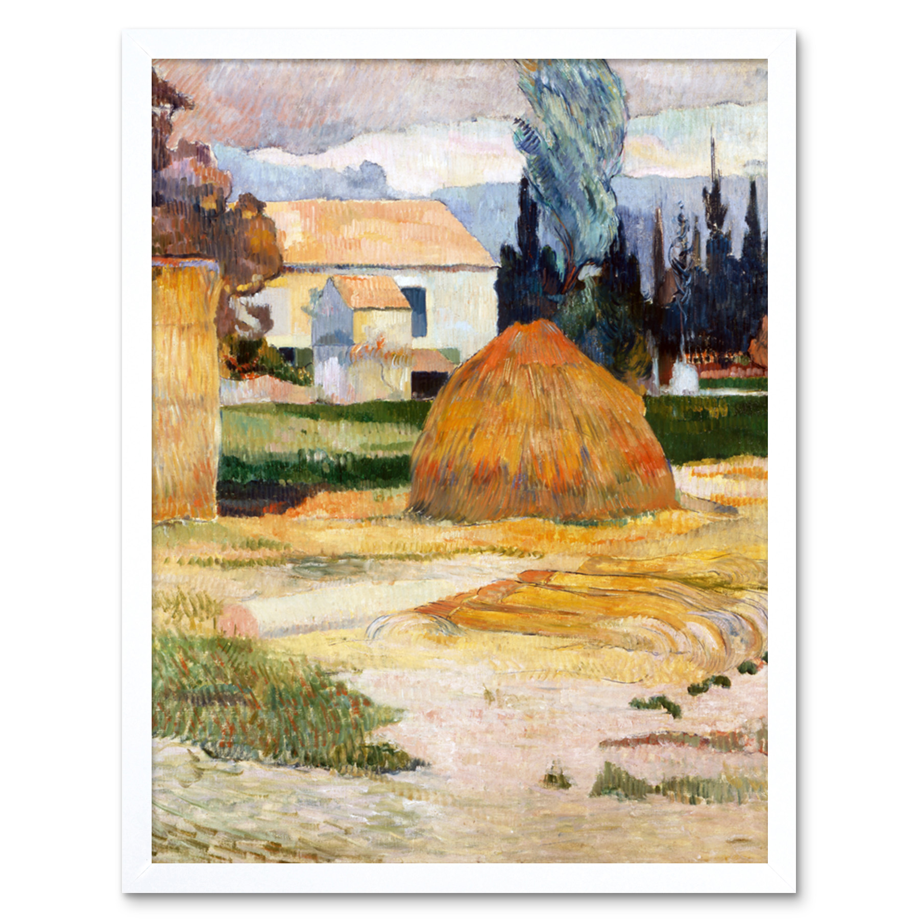 Gauguin Paul Landscape Near Arles Art Print Framed 12x16 - Picture 20 of 29