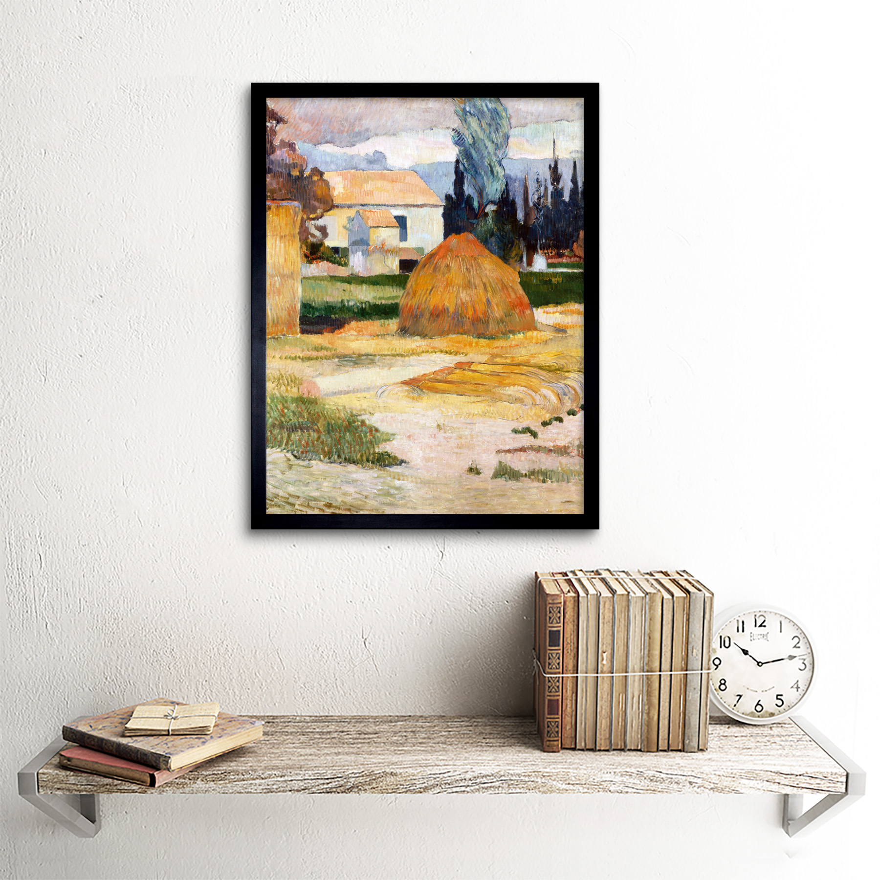 Gauguin Paul Landscape Near Arles Art Print Framed 12x16 - Picture 3 of 29