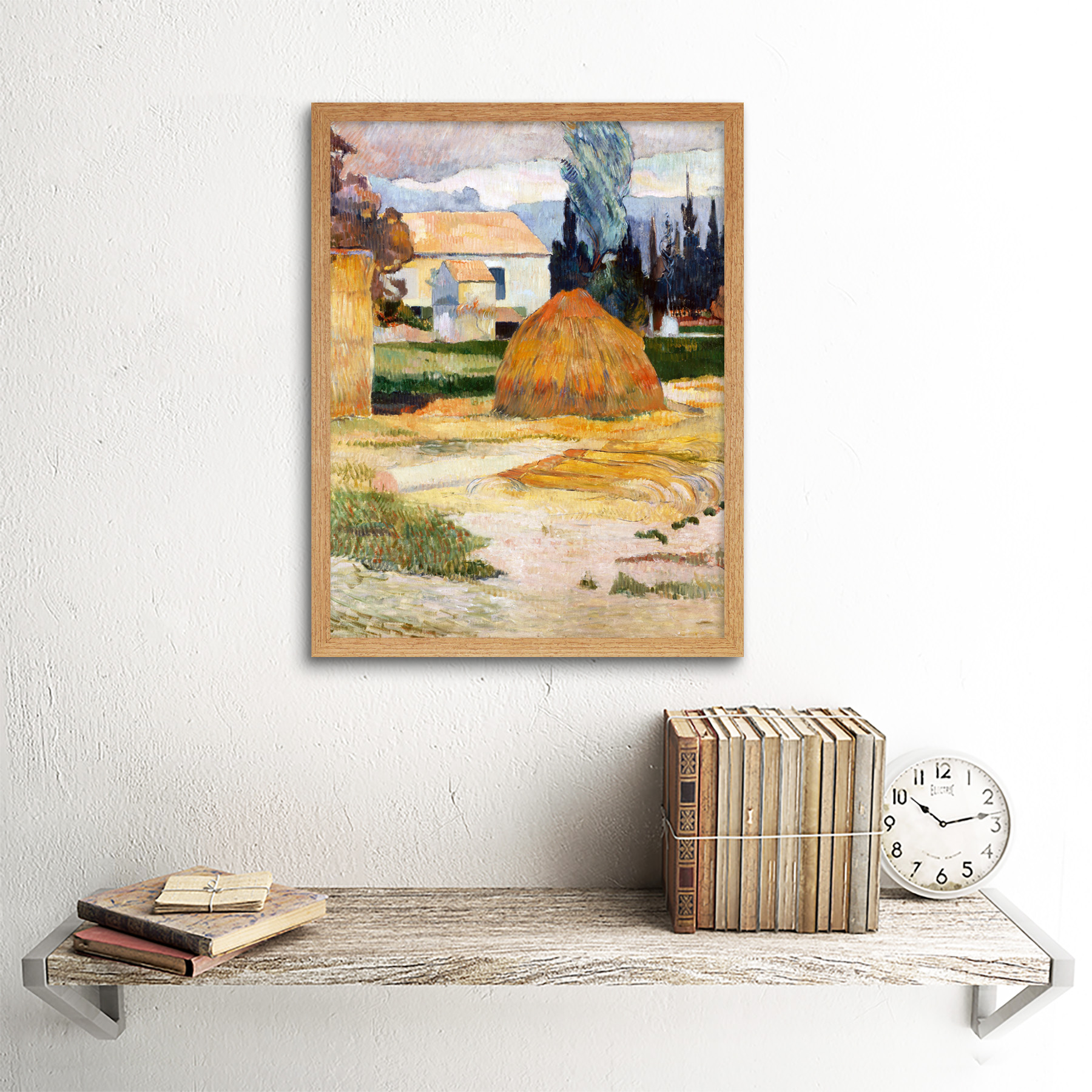 Gauguin Paul Landscape Near Arles Art Print Framed 12x16 - Picture 15 of 29