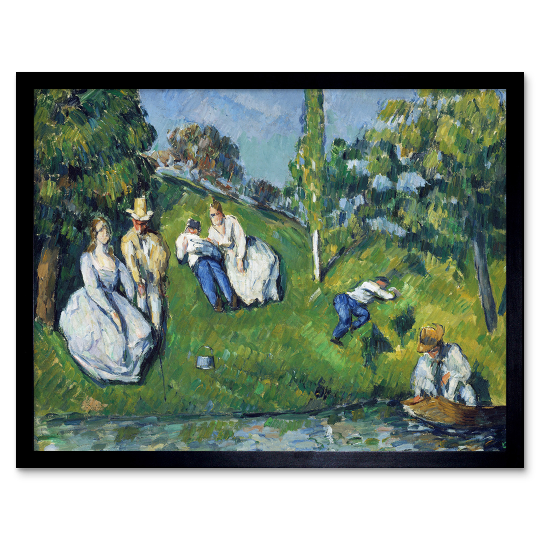 Paul Cezanne The Pond Art Print Framed 12x16 | eBay