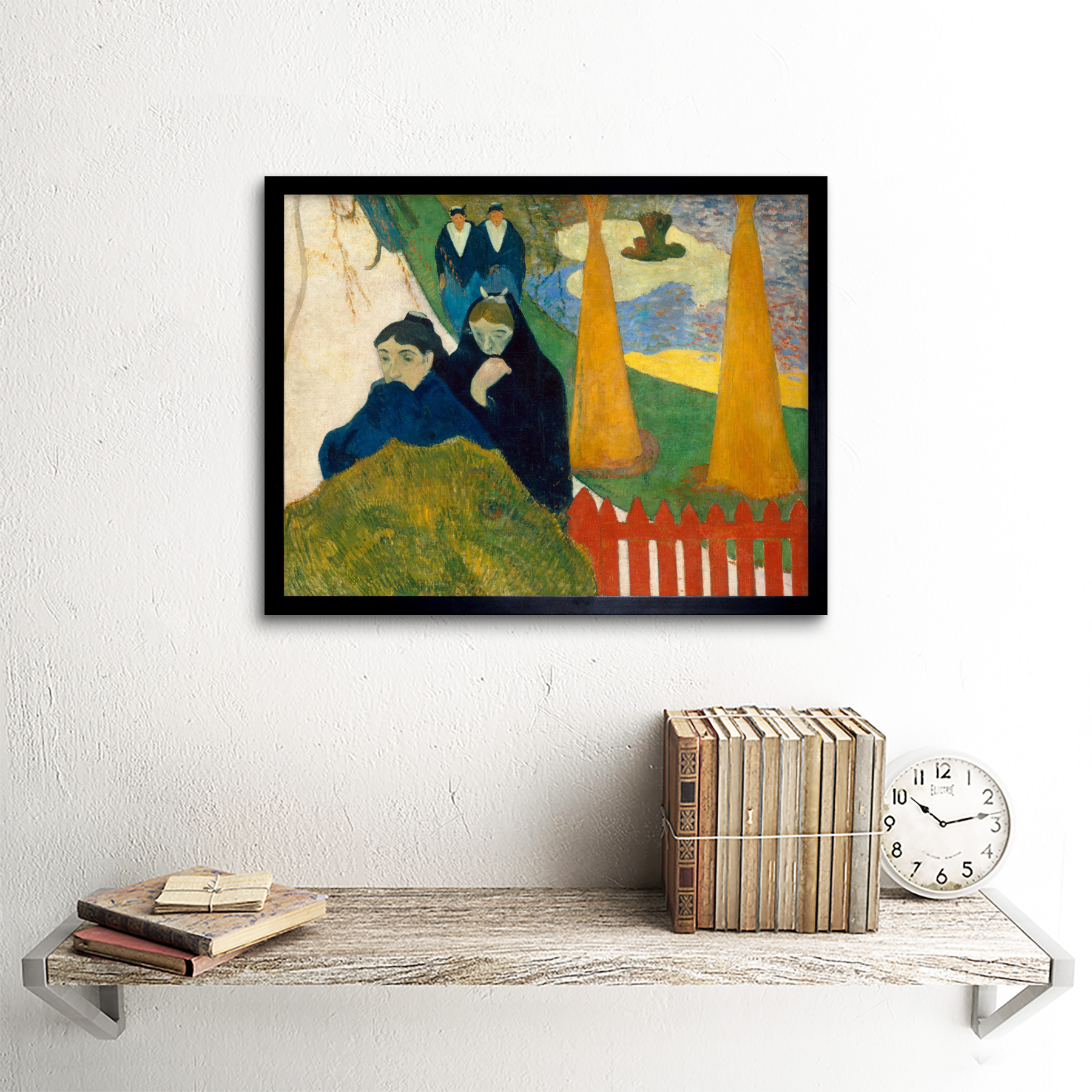 Paul Gauguin、LA MANDOLINE、画集画、新品額装付 Still Life with a Mandolin, by Paul Gauguin, ca. 1885. Musee