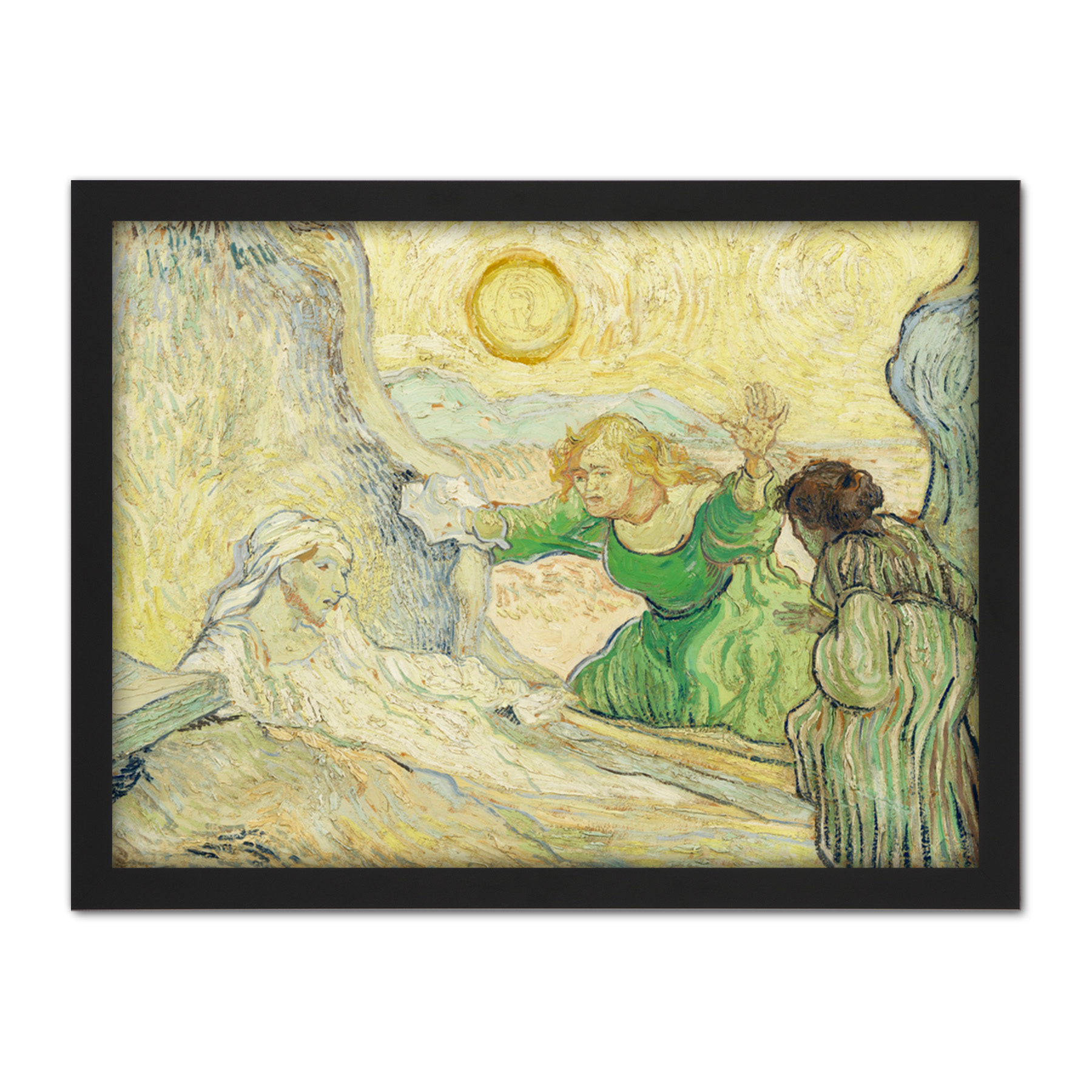 Vincent Van Gogh The Raising Of Lazarus After Rembrandt Large Framed Art  Print | eBay