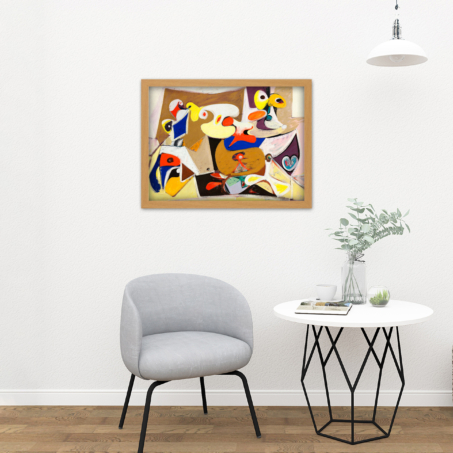 Gorky Arshile After Khorkom Abstract Painting Large Framed Art Print - Bild 15 von 25