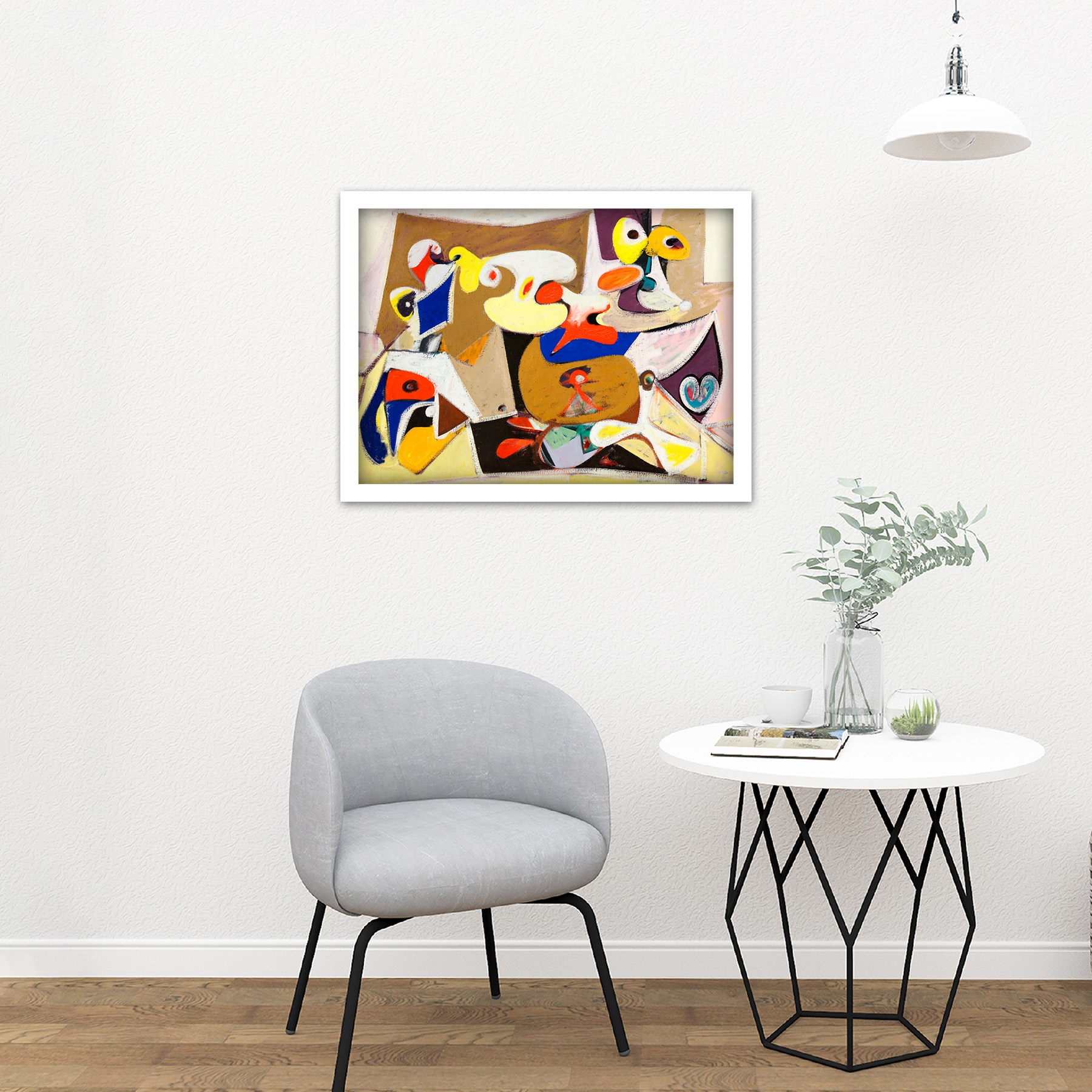 Gorky Arshile After Khorkom Abstract Painting Large Framed Art Print - Bild 21 von 25