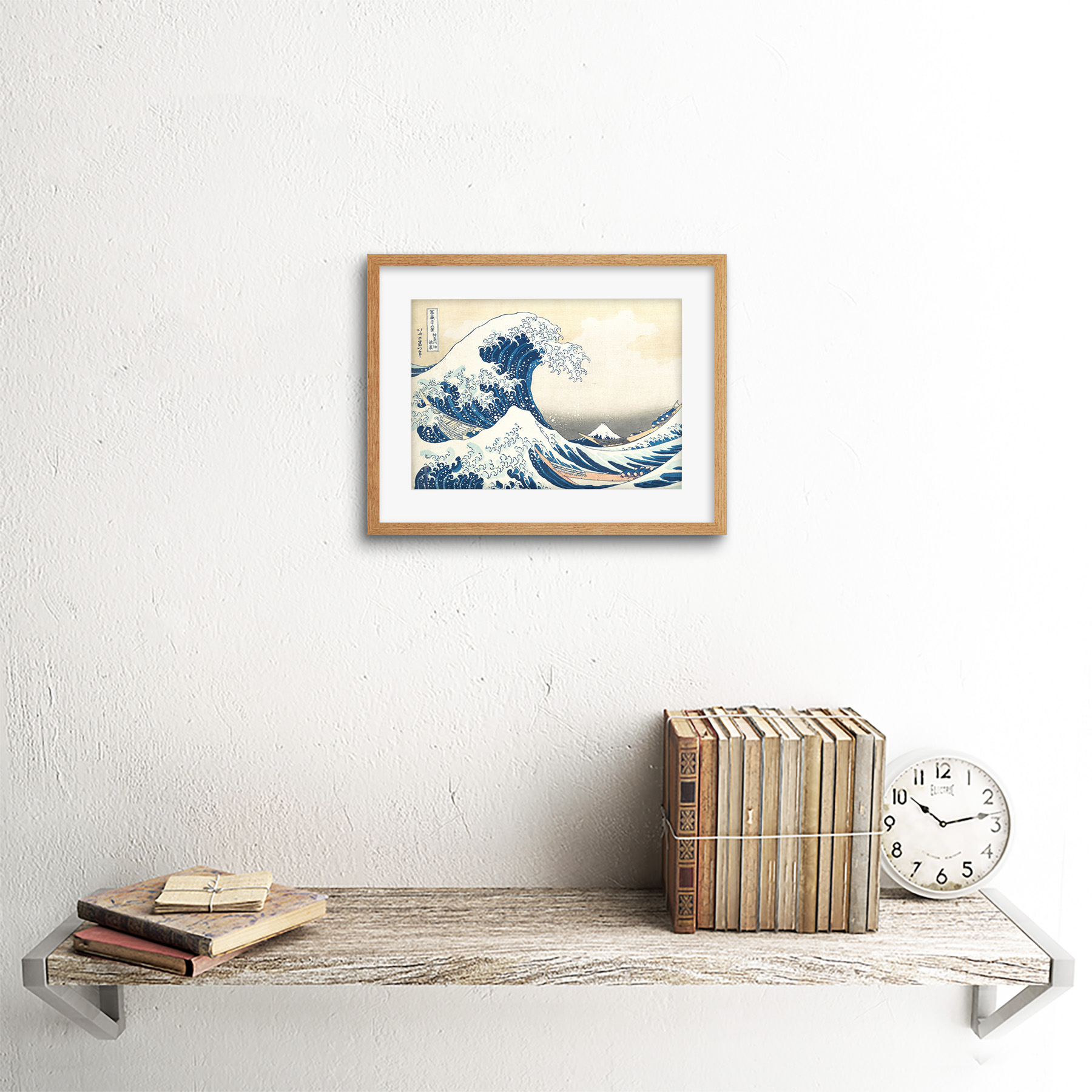 Hokusai – Die große Welle vor Kanagawa Gerahmter Kunstdruck 18x23 cm - Bild 18 von 29