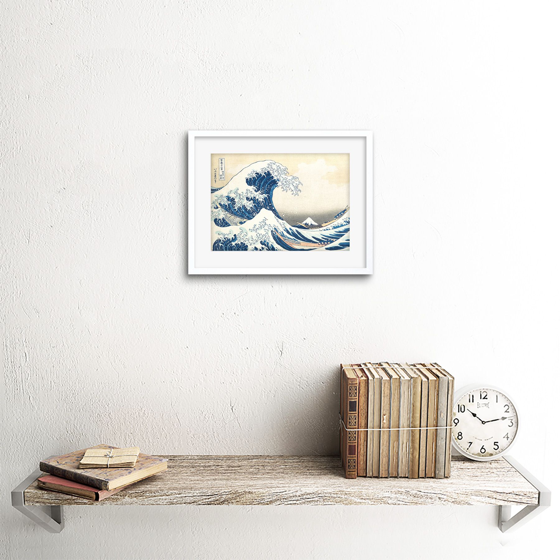 Hokusai – Die große Welle vor Kanagawa Gerahmter Kunstdruck 18x23 cm - Bild 25 von 29