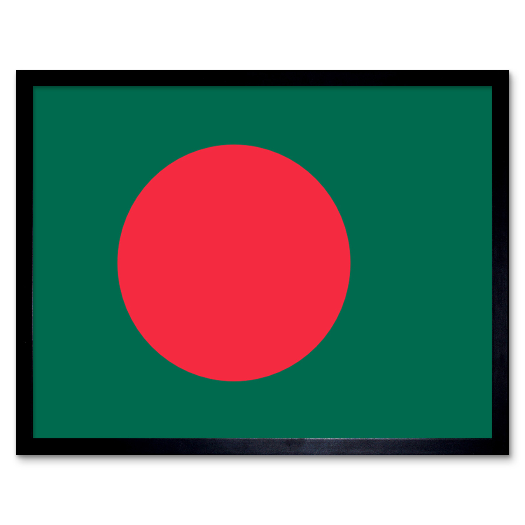 Bangladesh National Flag Country Poster Framed Wall Art Picture Print 9X7 In - Picture 2 of 25