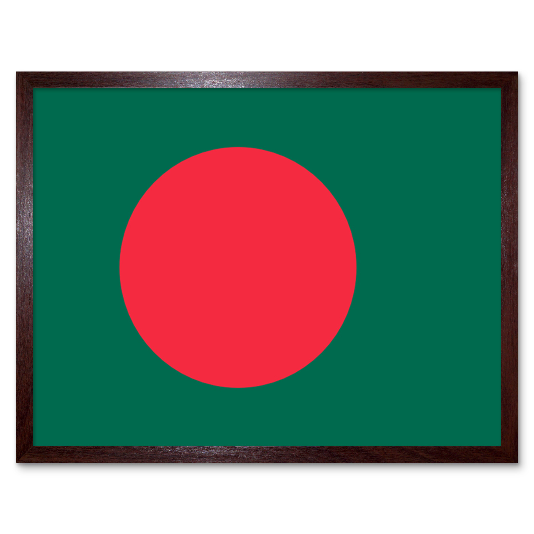 Bangladesh National Flag Country Poster Framed Wall Art Picture Print 9X7 In - Picture 8 of 25