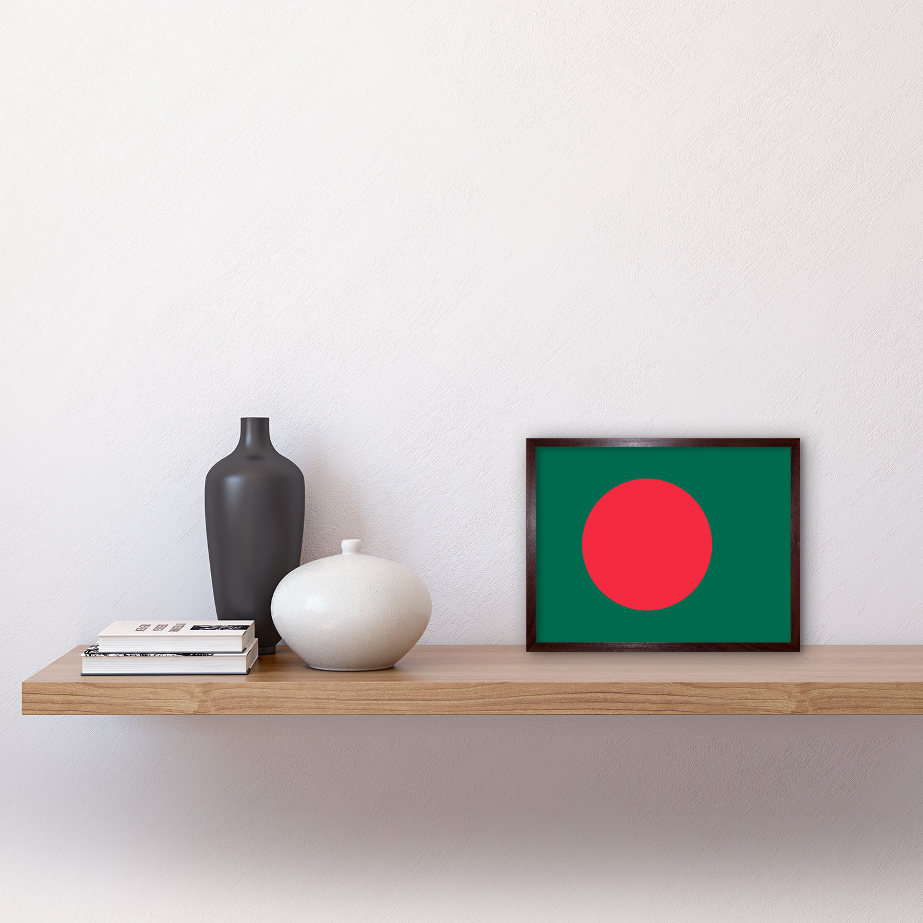 Bangladesh National Flag Country Poster Framed Wall Art Picture Print 9X7 In - Picture 9 of 25