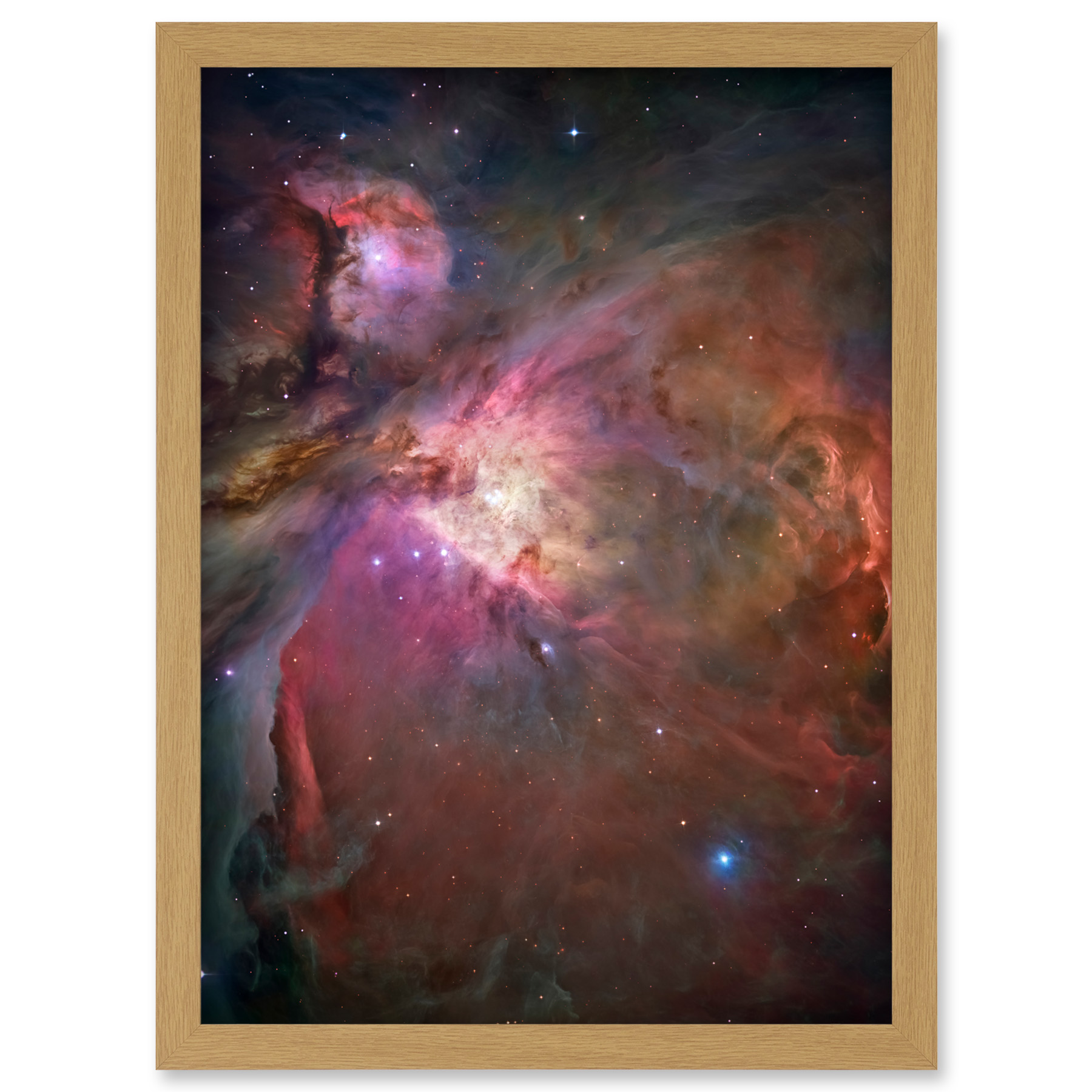 Hubble Space Telescope Orion Nebula Dramatic Star Formation Framed Art Print A3 - Picture 20 of 31