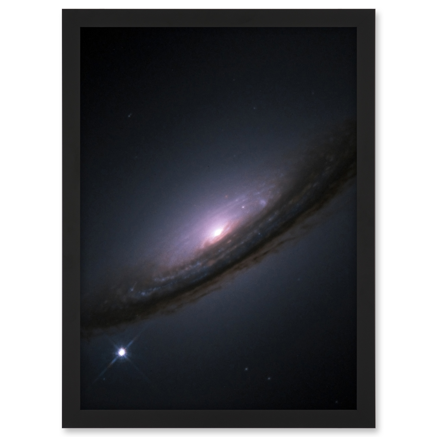 Hubble Weltraumteleskop Supernova 1994D Linsengalaxie NGC 4526 gerahmte Kunst A3 - Bild 2 von 31