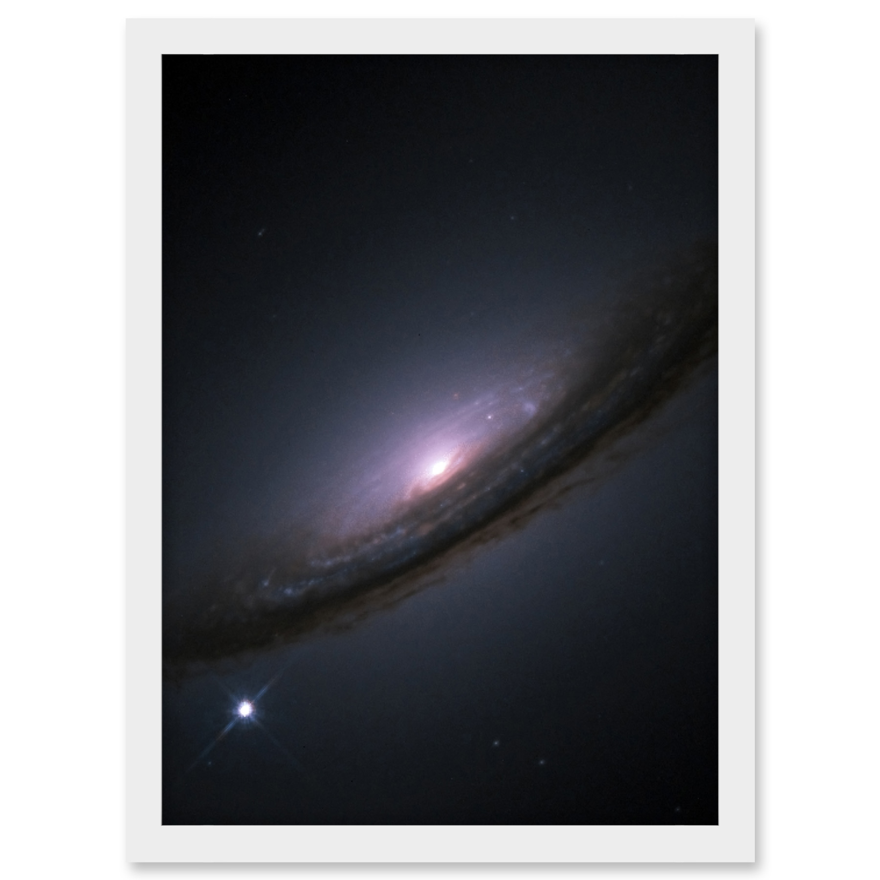 Hubble Weltraumteleskop Supernova 1994D Linsengalaxie NGC 4526 gerahmte Kunst A3 - Bild 26 von 31