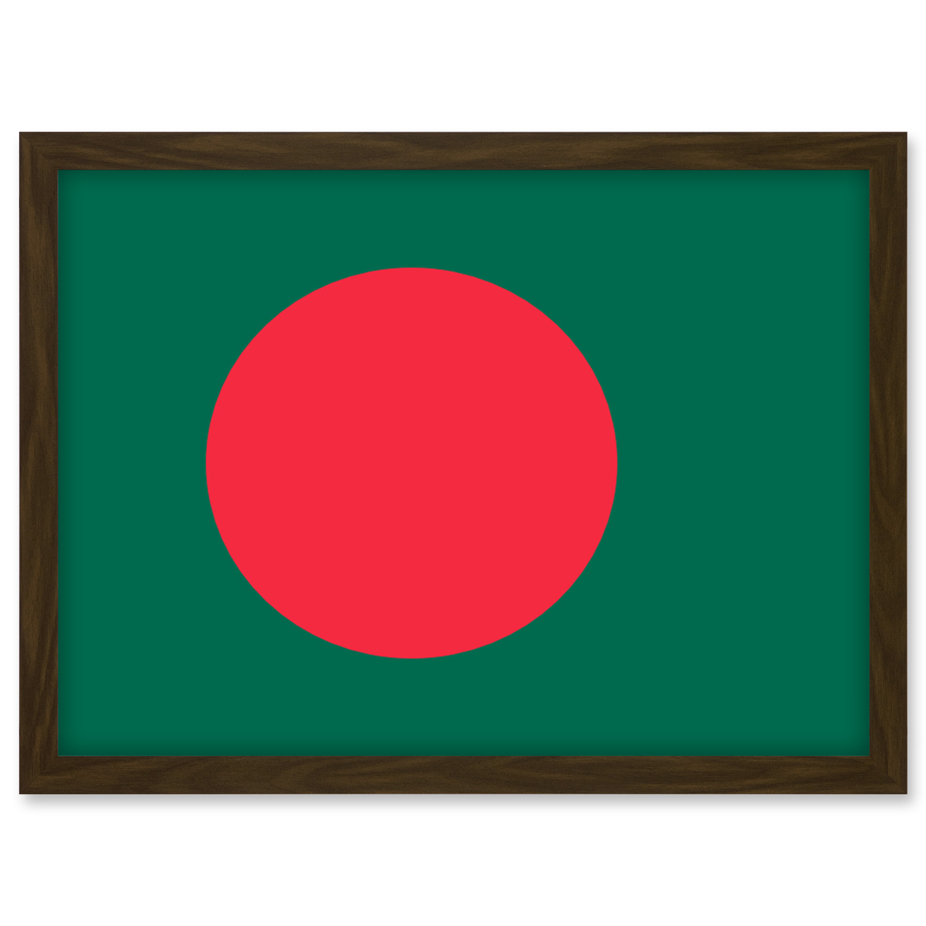 Bangladesh National Flag Country Poster Framed Wall Art Picture Print A3 - Picture 8 of 31