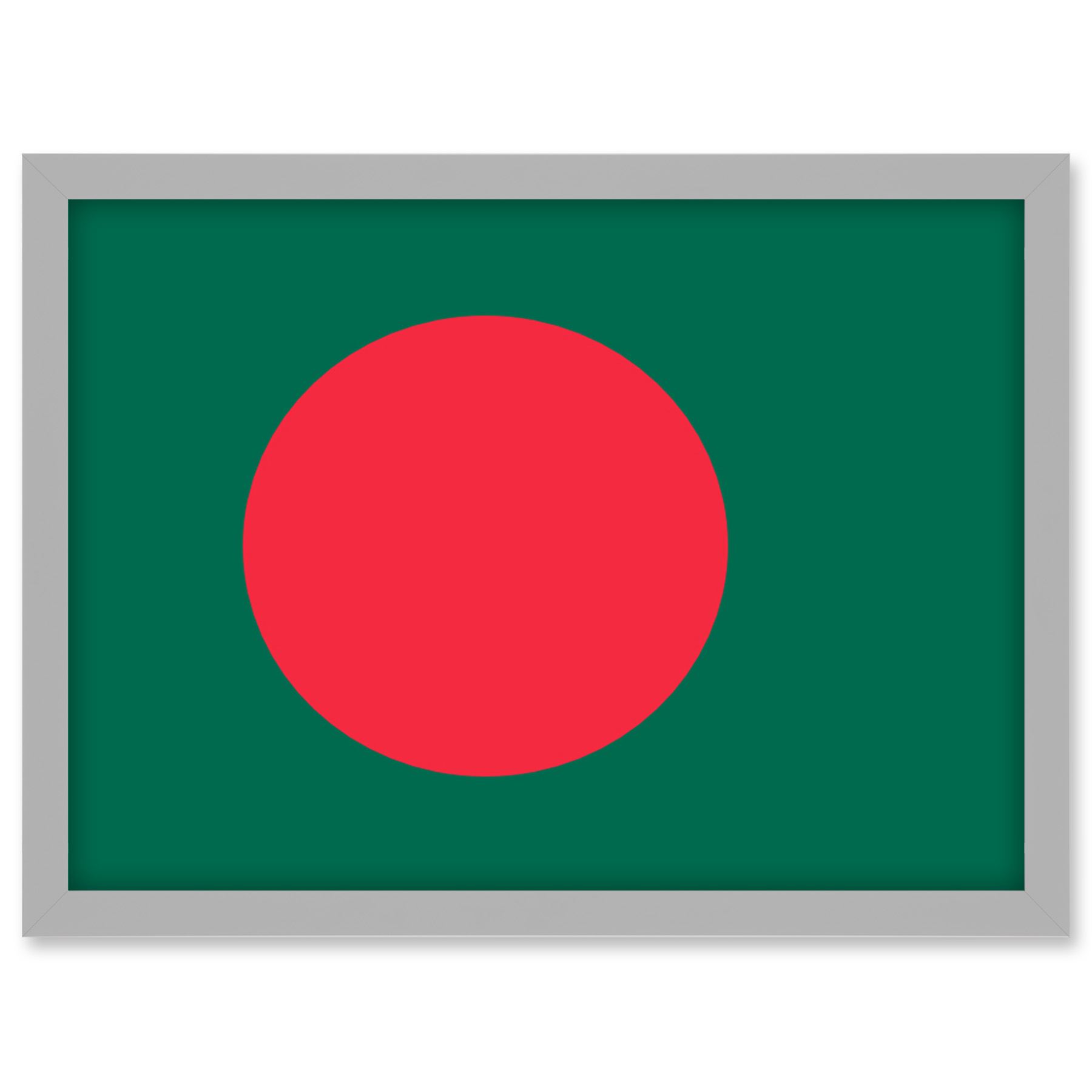 Bangladesh National Flag Country Poster Framed Wall Art Picture Print A3 - Picture 14 of 31