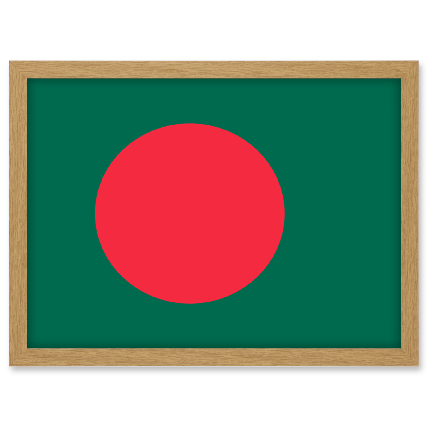 Bangladesh National Flag Country Poster Framed Wall Art Picture Print A3 - Picture 20 of 31
