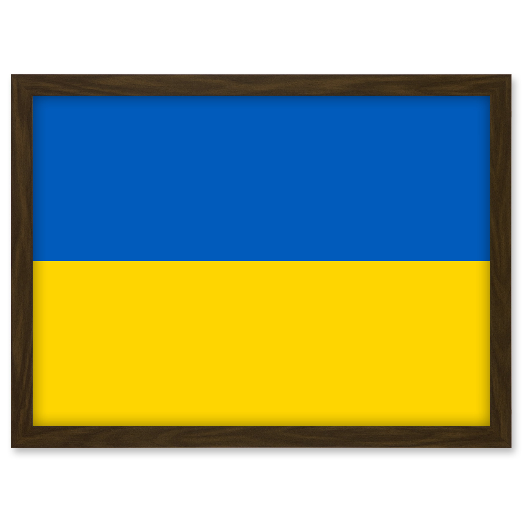 Ukraine Nationalflagge Weltflaggen Land Poster Gerahmt Kunst Bild Druck A3 - Bild 8 von 31
