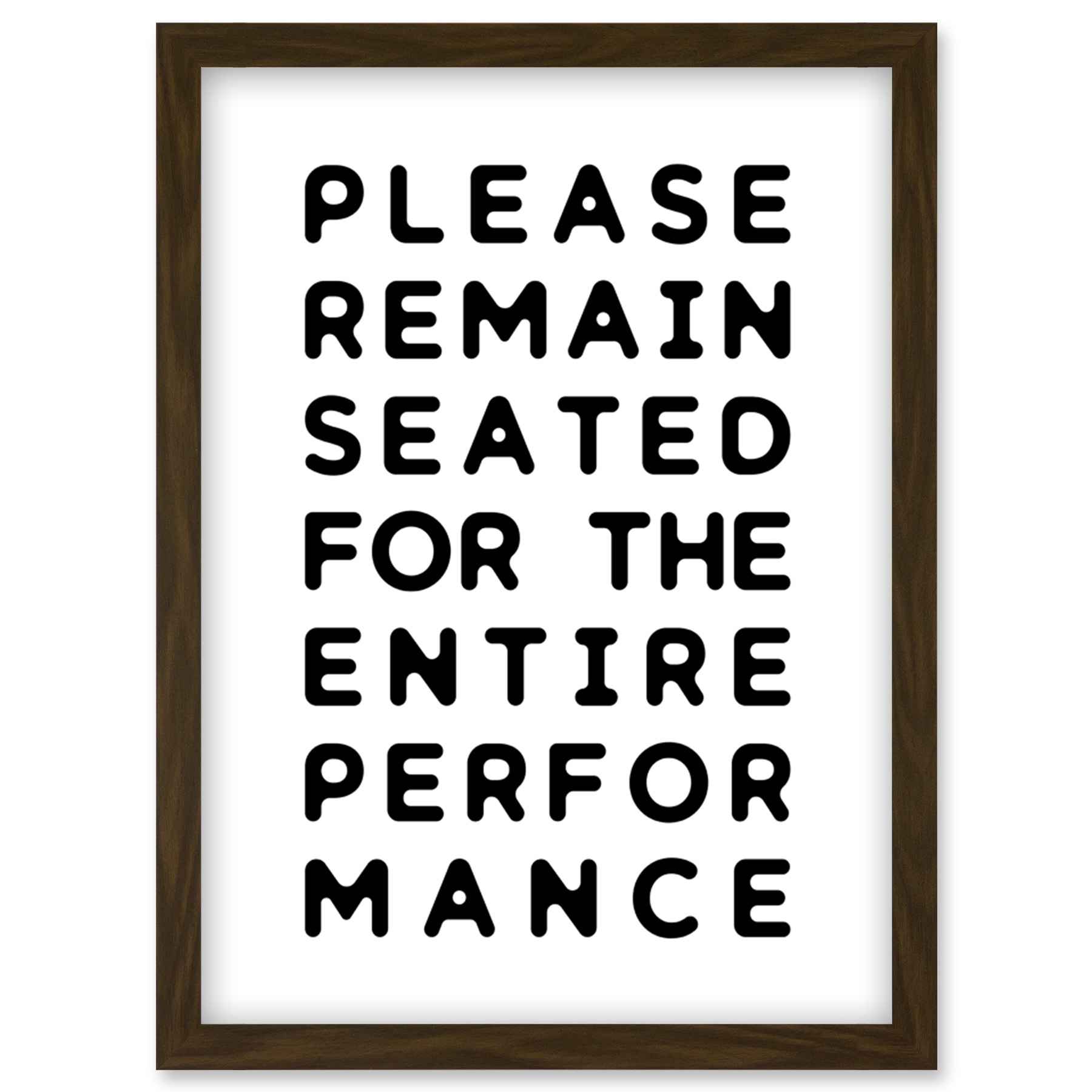 Lustiges WC Wandbild Bitte sitzen bleiben Badezimmer gerahmtes Kunstbild Druck A4 - Bild 8 von 31